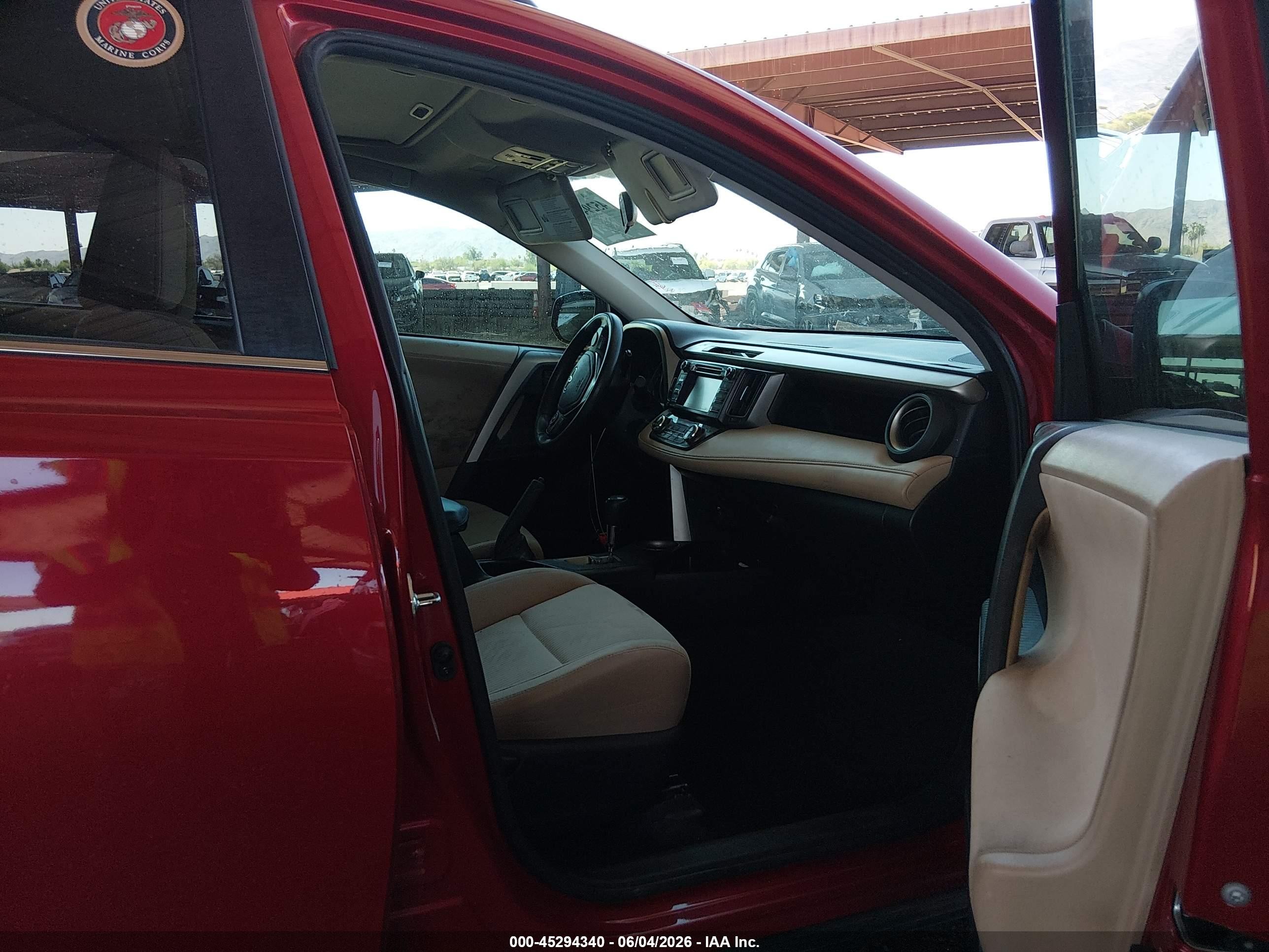 2013 Toyota Rav4 Xle Red vin: 2T3RFREV6DW021435