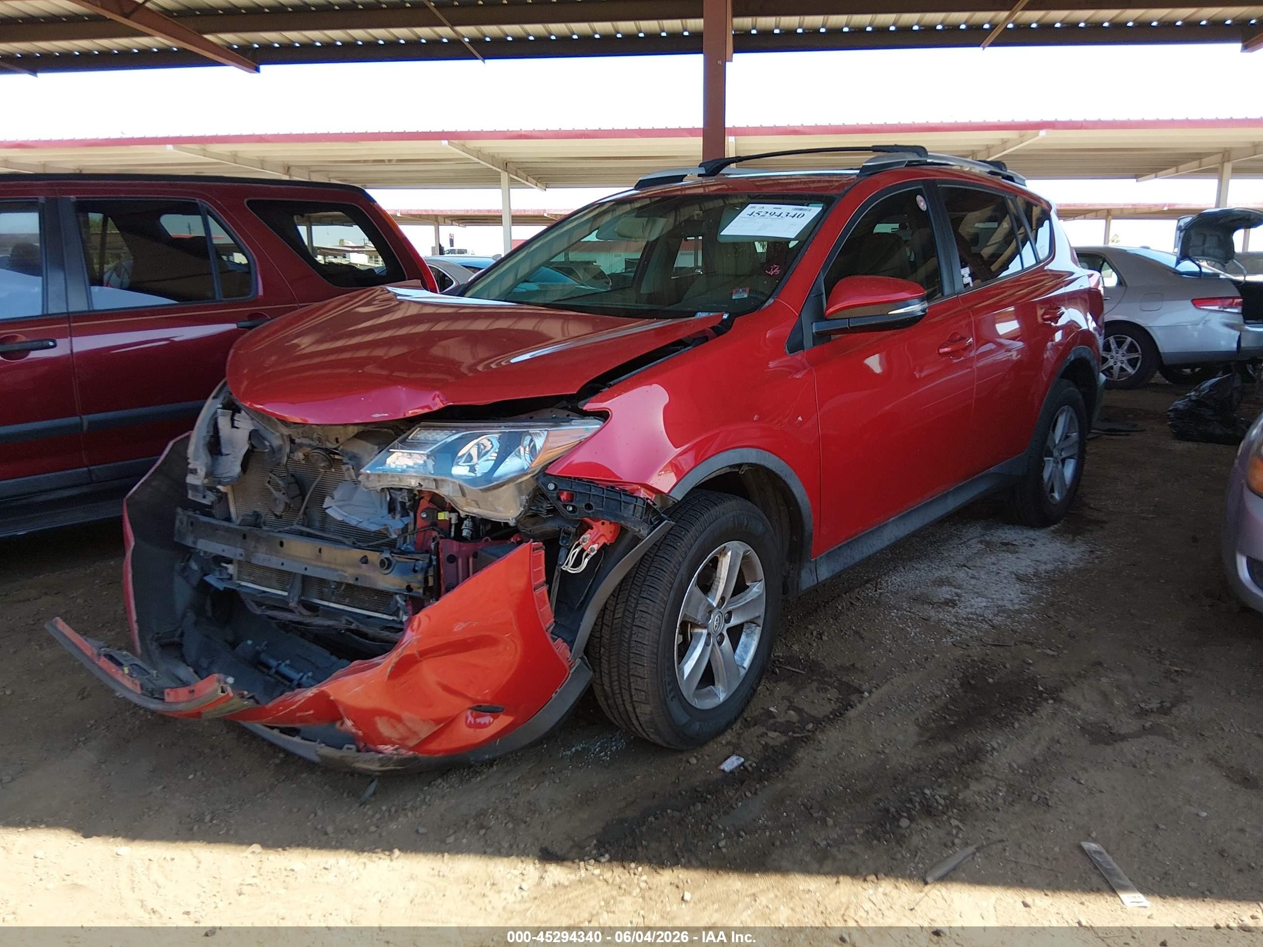 2013 Toyota Rav4 Xle Red vin: 2T3RFREV6DW021435