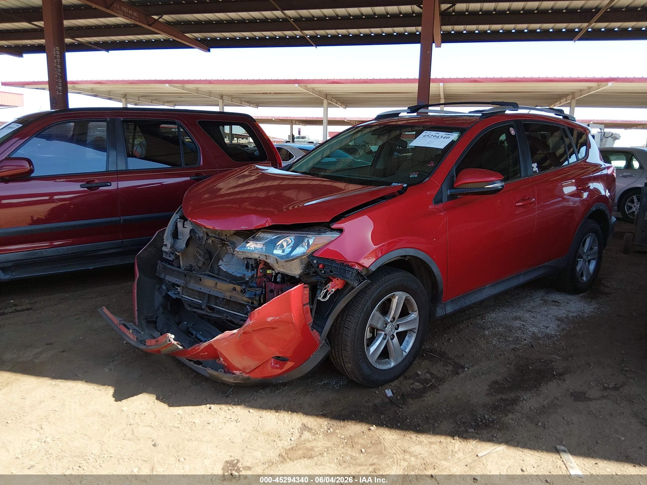 2013 Toyota Rav4 Xle Red vin: 2T3RFREV6DW021435