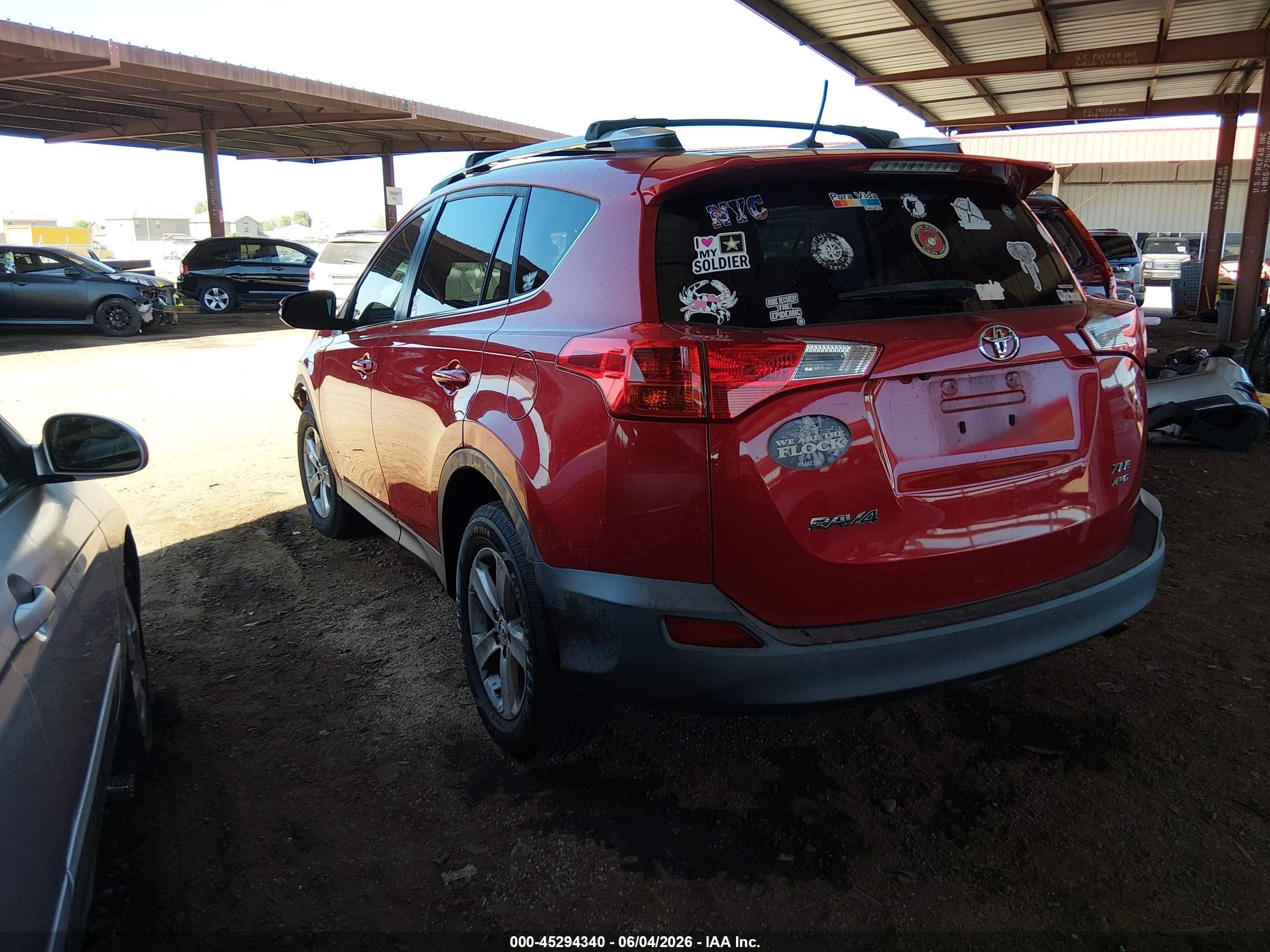 2013 Toyota Rav4 Xle Red vin: 2T3RFREV6DW021435