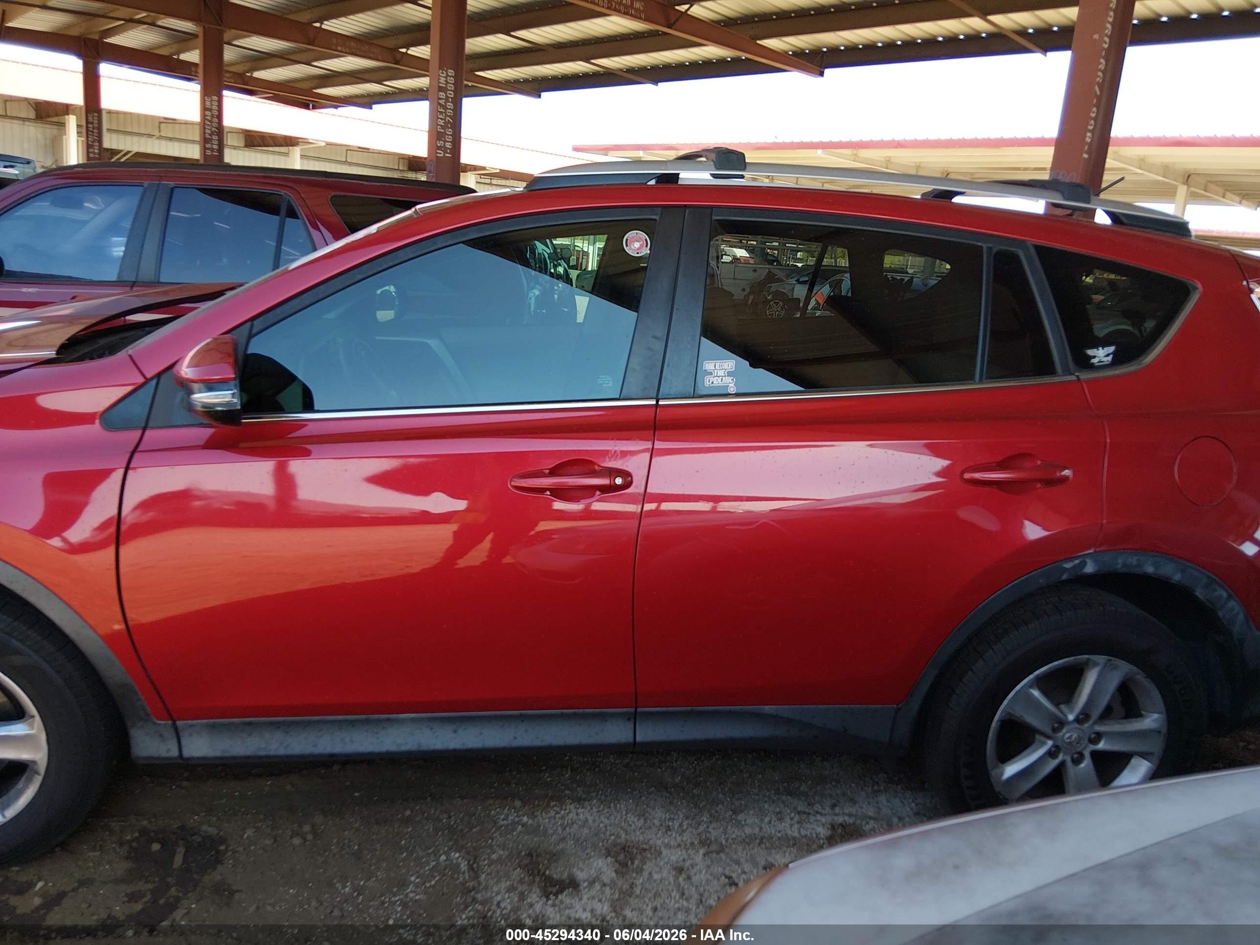 2013 Toyota Rav4 Xle Red vin: 2T3RFREV6DW021435