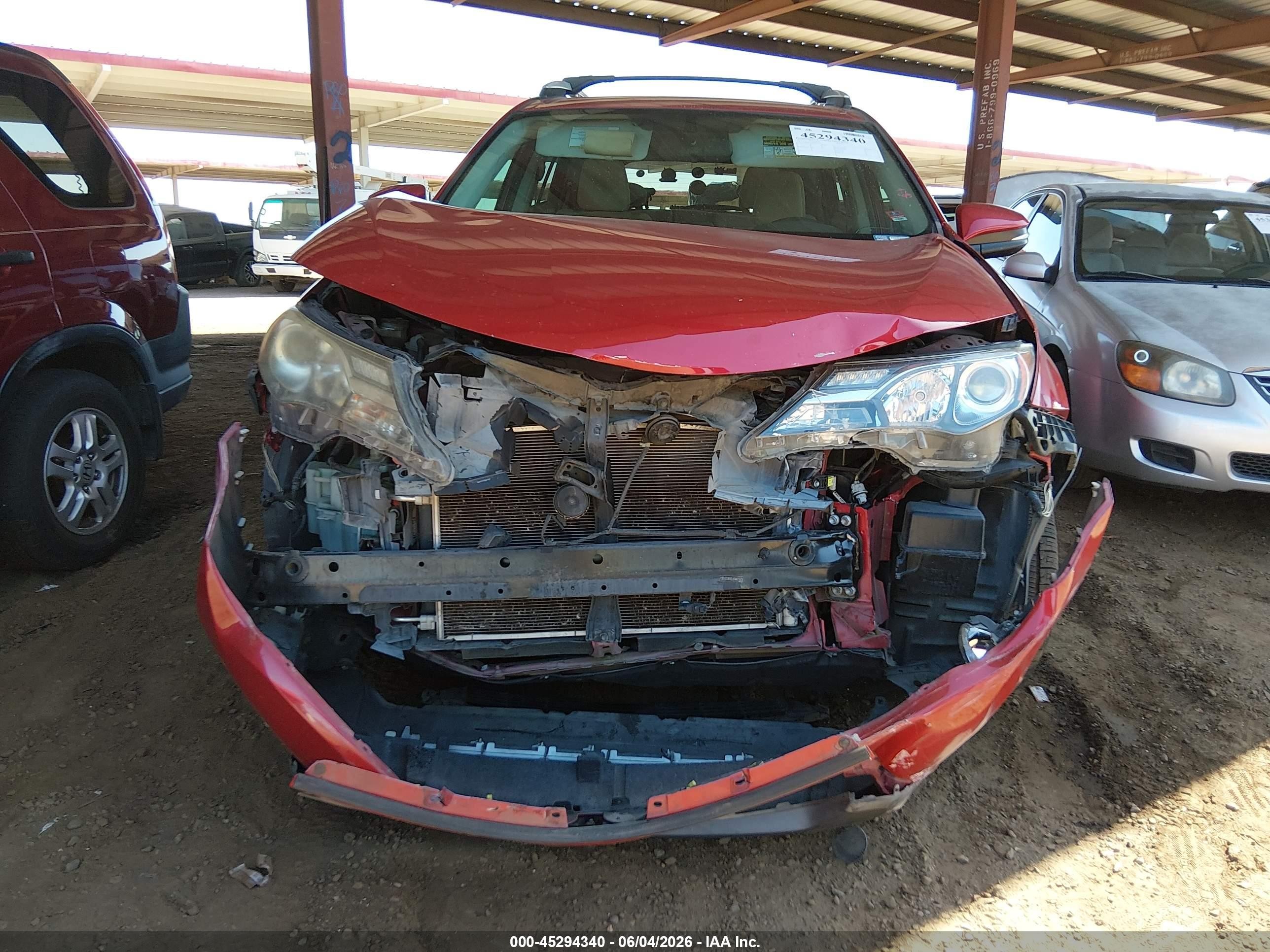 2013 Toyota Rav4 Xle Red vin: 2T3RFREV6DW021435