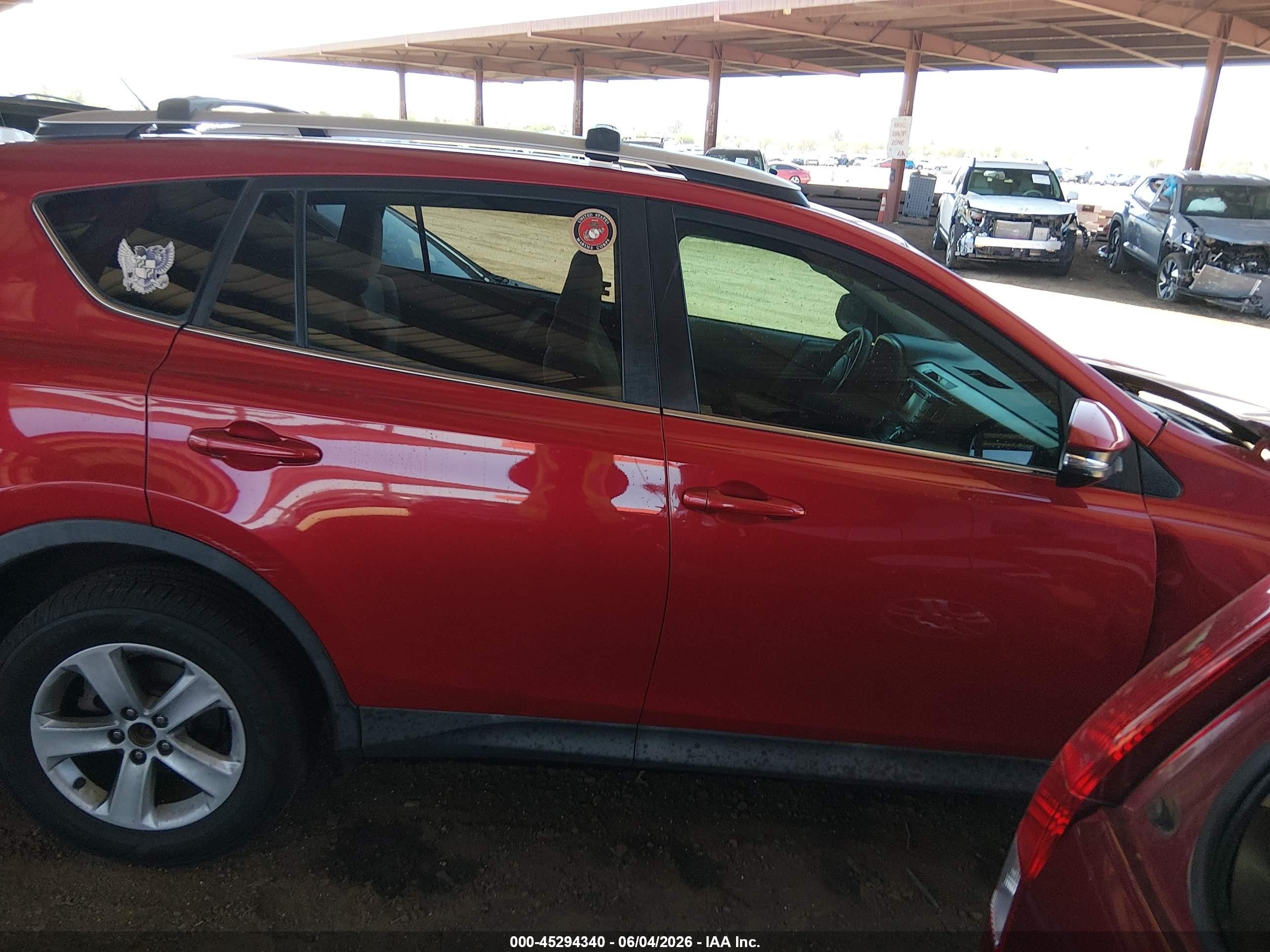 2013 Toyota Rav4 Xle Red vin: 2T3RFREV6DW021435