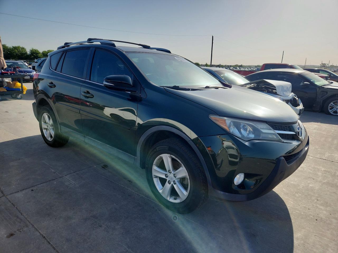 2013 Toyota Rav4 Xle Зеленый vin: 2T3RFREV6DW047212