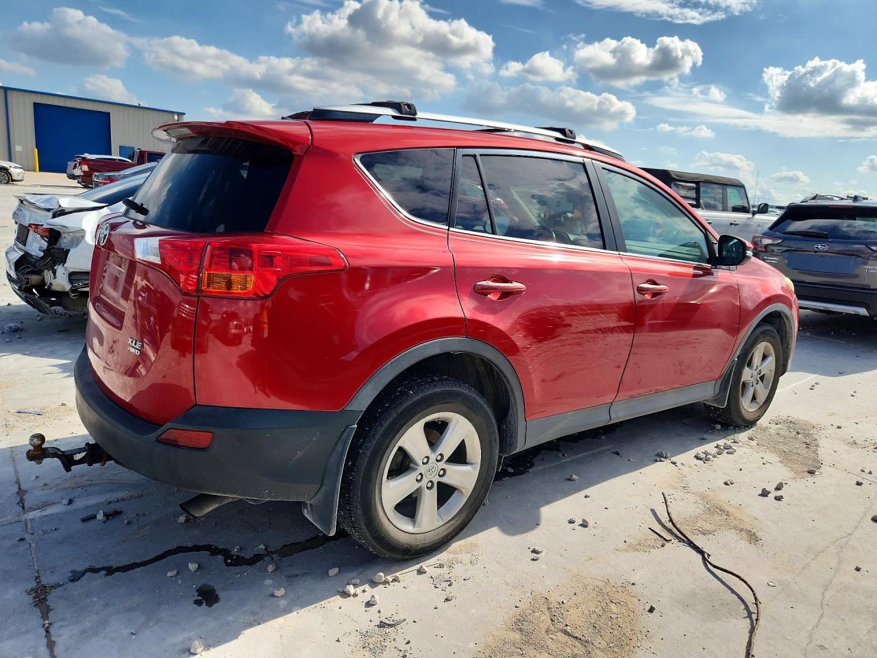 2013 Toyota Rav4 Xle Red vin: 2T3RFREV6DW076368