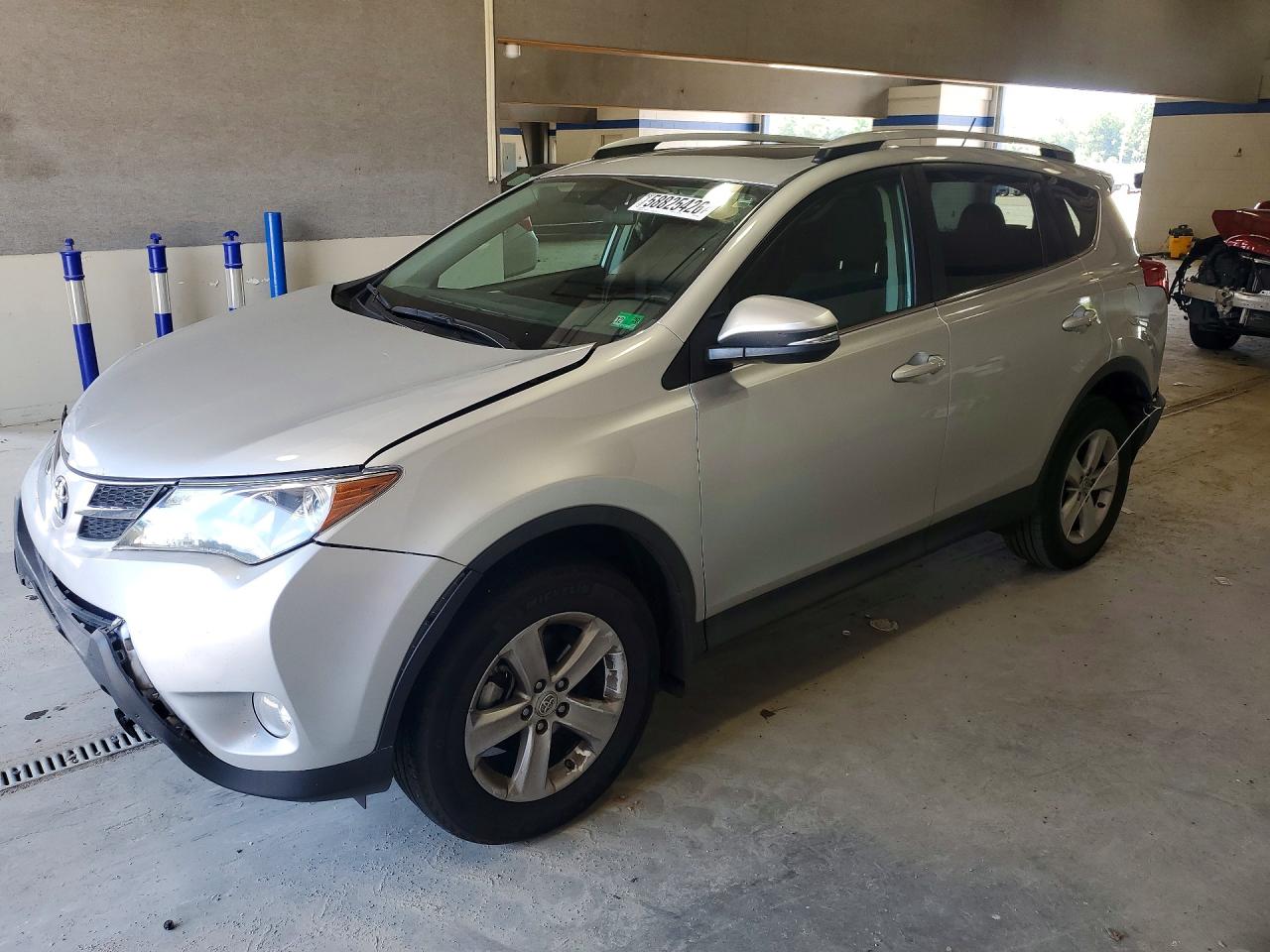 2013 Toyota Rav4 Xle Silver vin: 2T3RFREV6DW091954