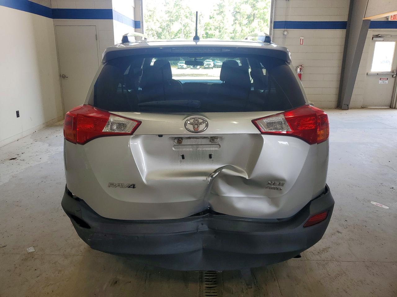2013 Toyota Rav4 Xle Silver vin: 2T3RFREV6DW091954