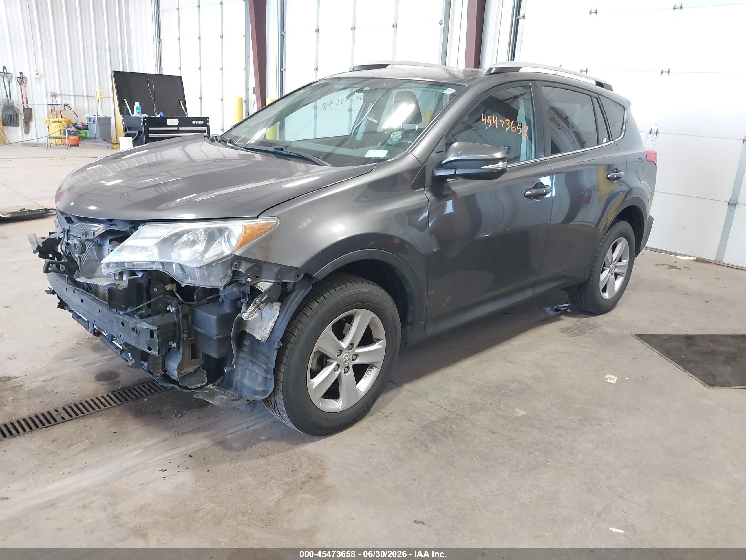 2014 Toyota Rav4 Xle Gray vin: 2T3RFREV6EW171224