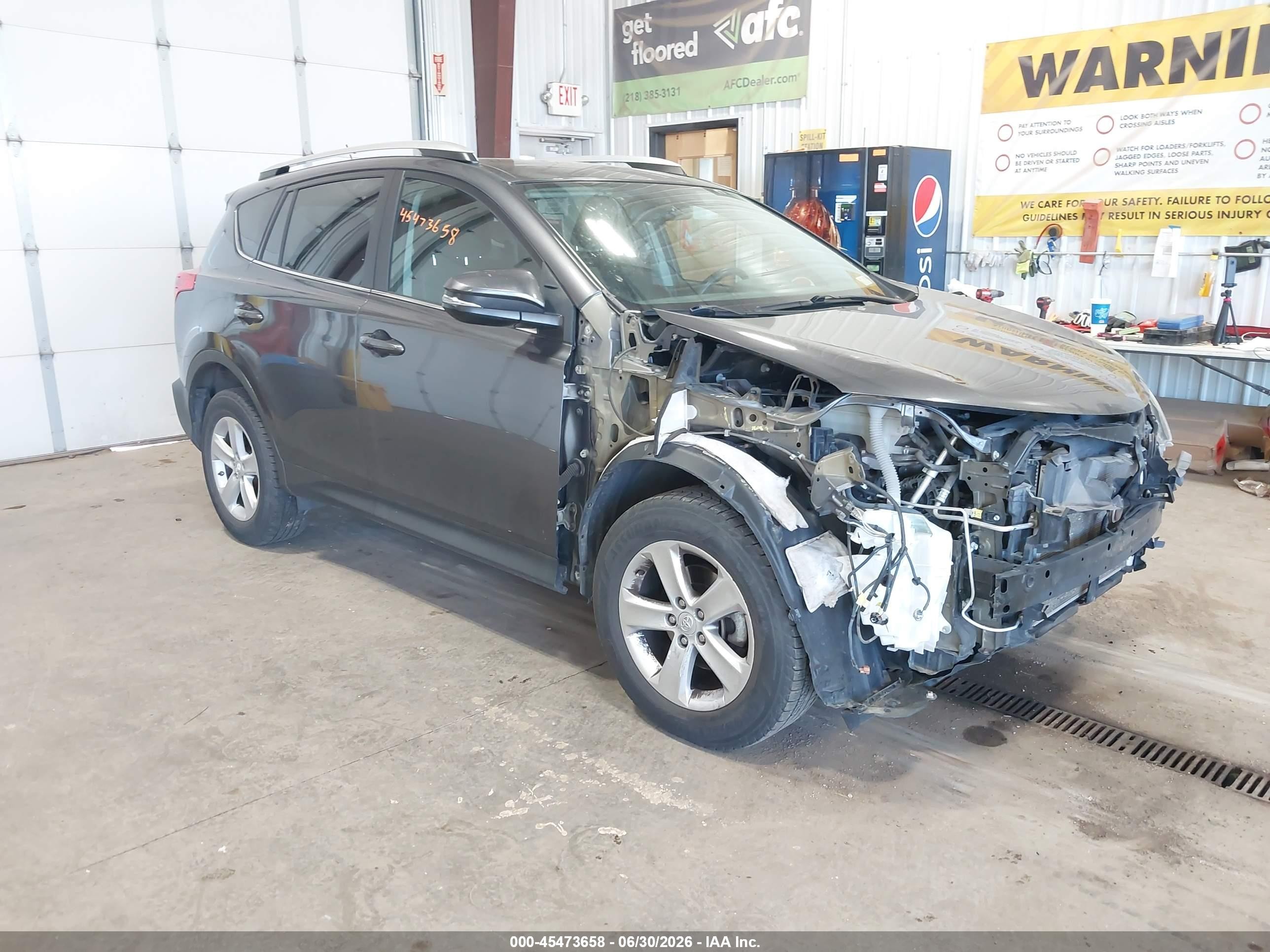 2014 Toyota Rav4 Xle Gray vin: 2T3RFREV6EW171224