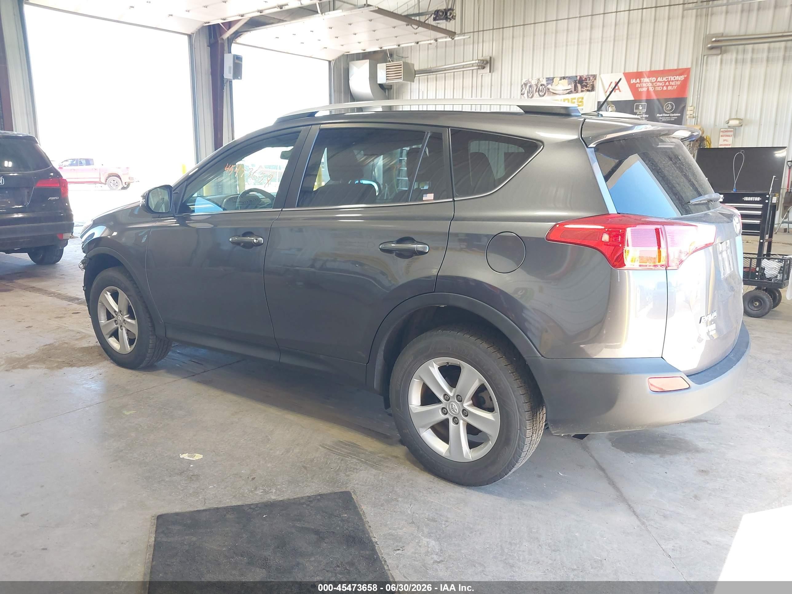 2014 Toyota Rav4 Xle Gray vin: 2T3RFREV6EW171224