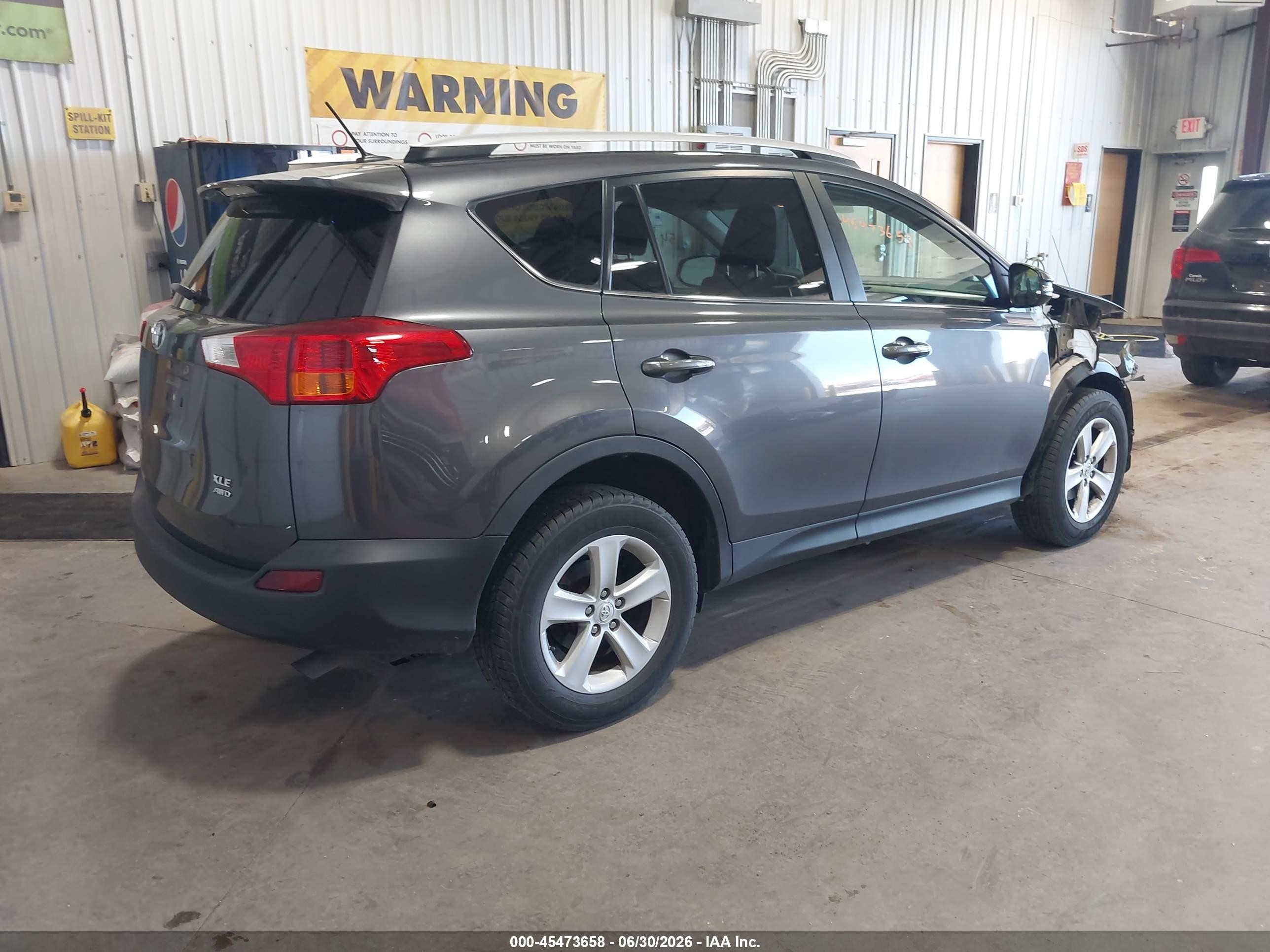 2014 Toyota Rav4 Xle Gray vin: 2T3RFREV6EW171224