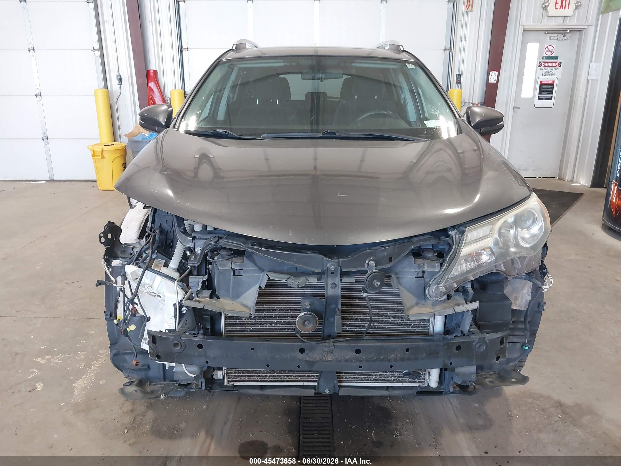 2014 Toyota Rav4 Xle Gray vin: 2T3RFREV6EW171224