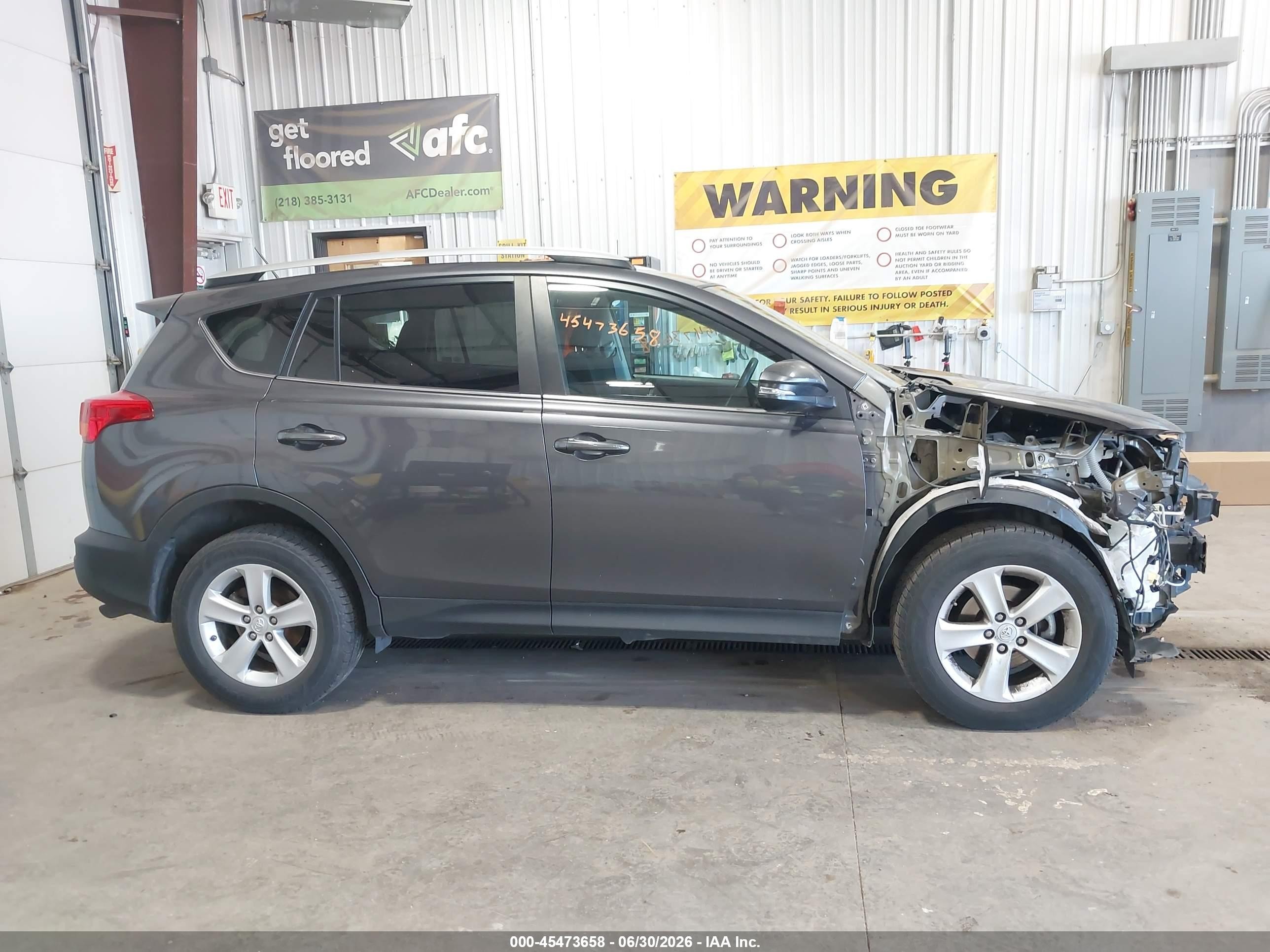 2014 Toyota Rav4 Xle Gray vin: 2T3RFREV6EW171224