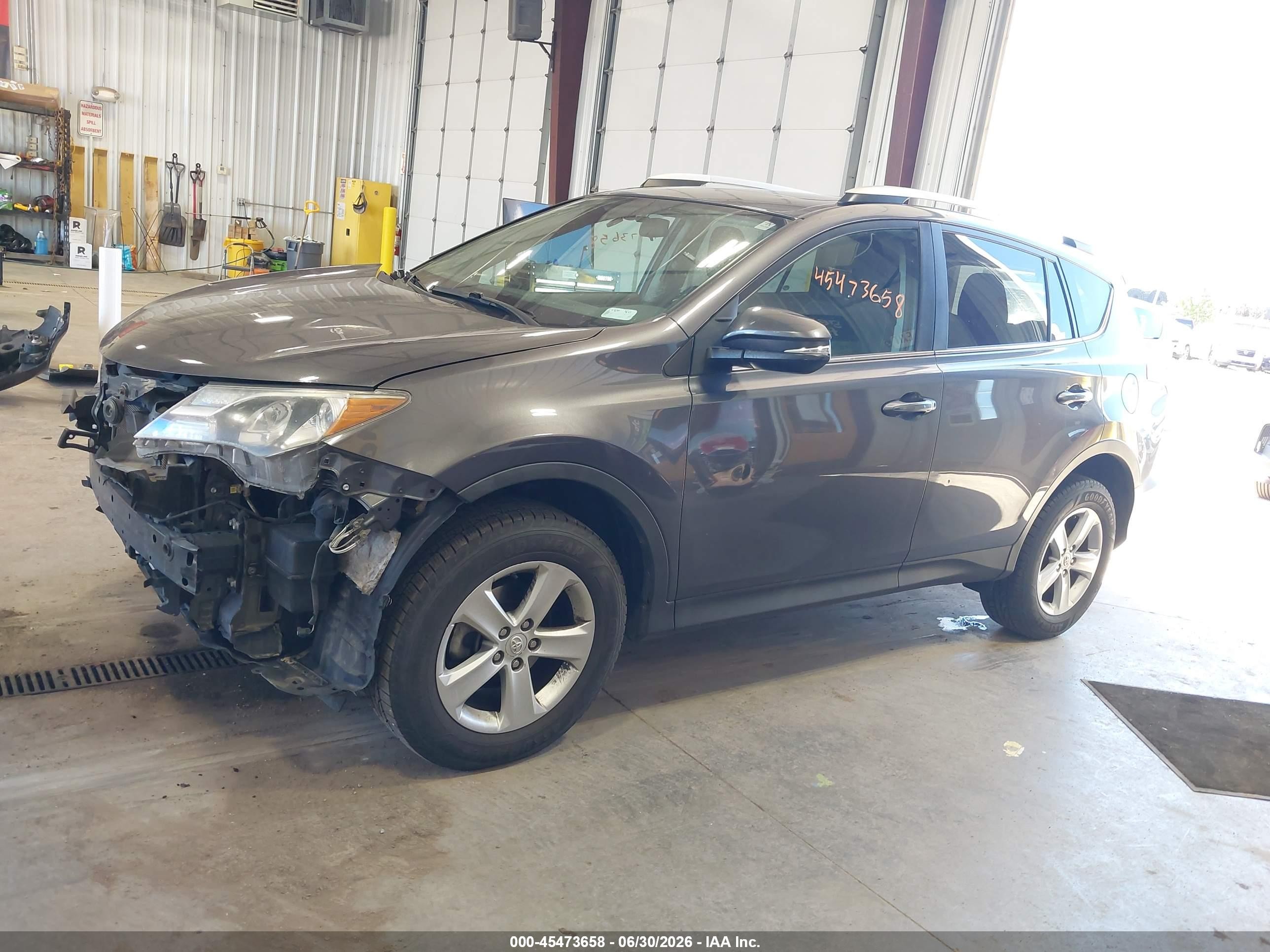 2014 Toyota Rav4 Xle Gray vin: 2T3RFREV6EW171224