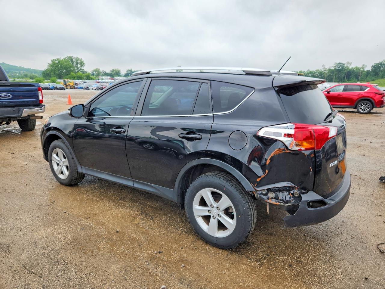 2014 Toyota Rav4 Xle Черный vin: 2T3RFREV6EW178738