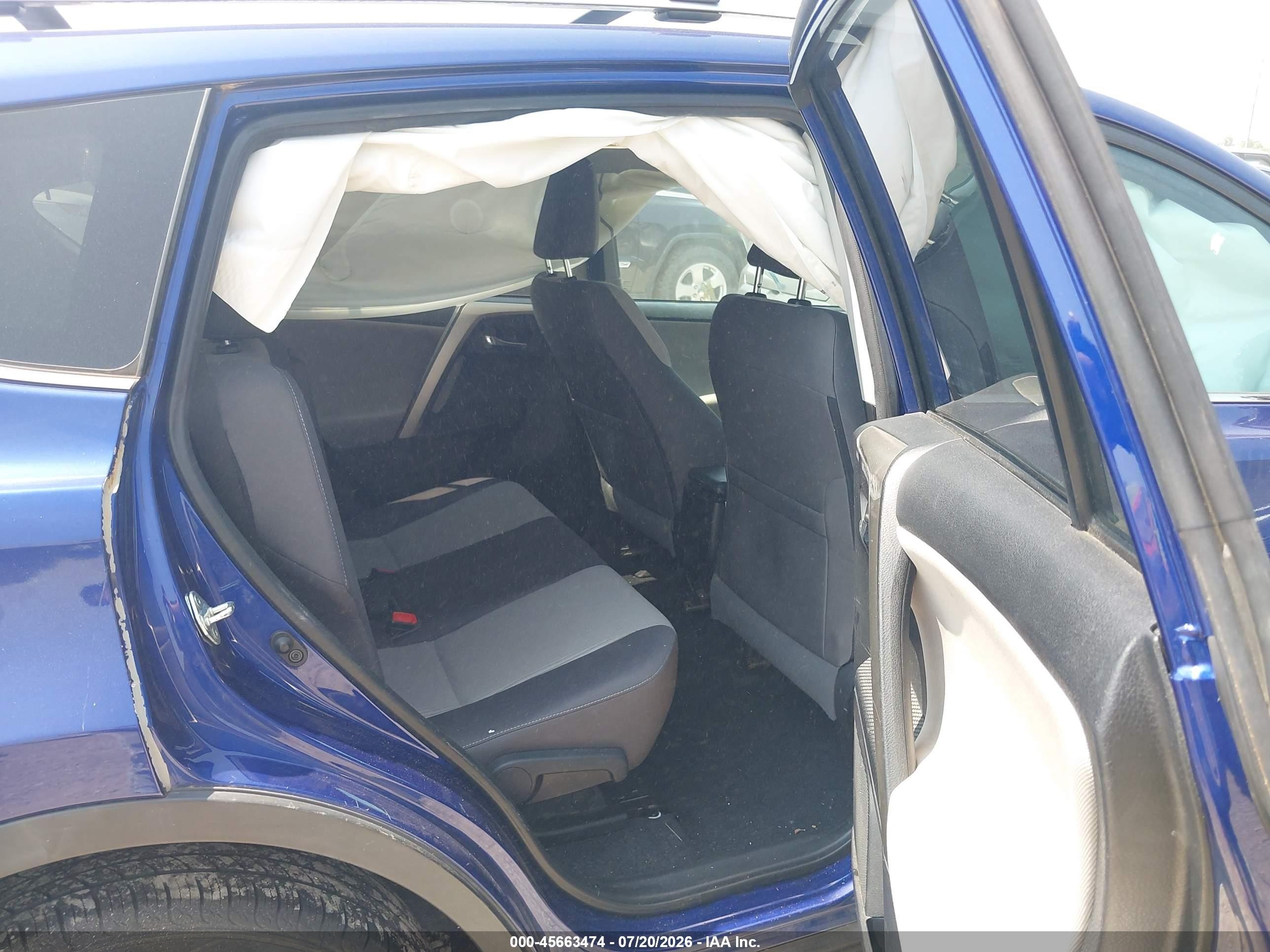 2014 Toyota Rav4 Xle Blue vin: 2T3RFREV6EW188380