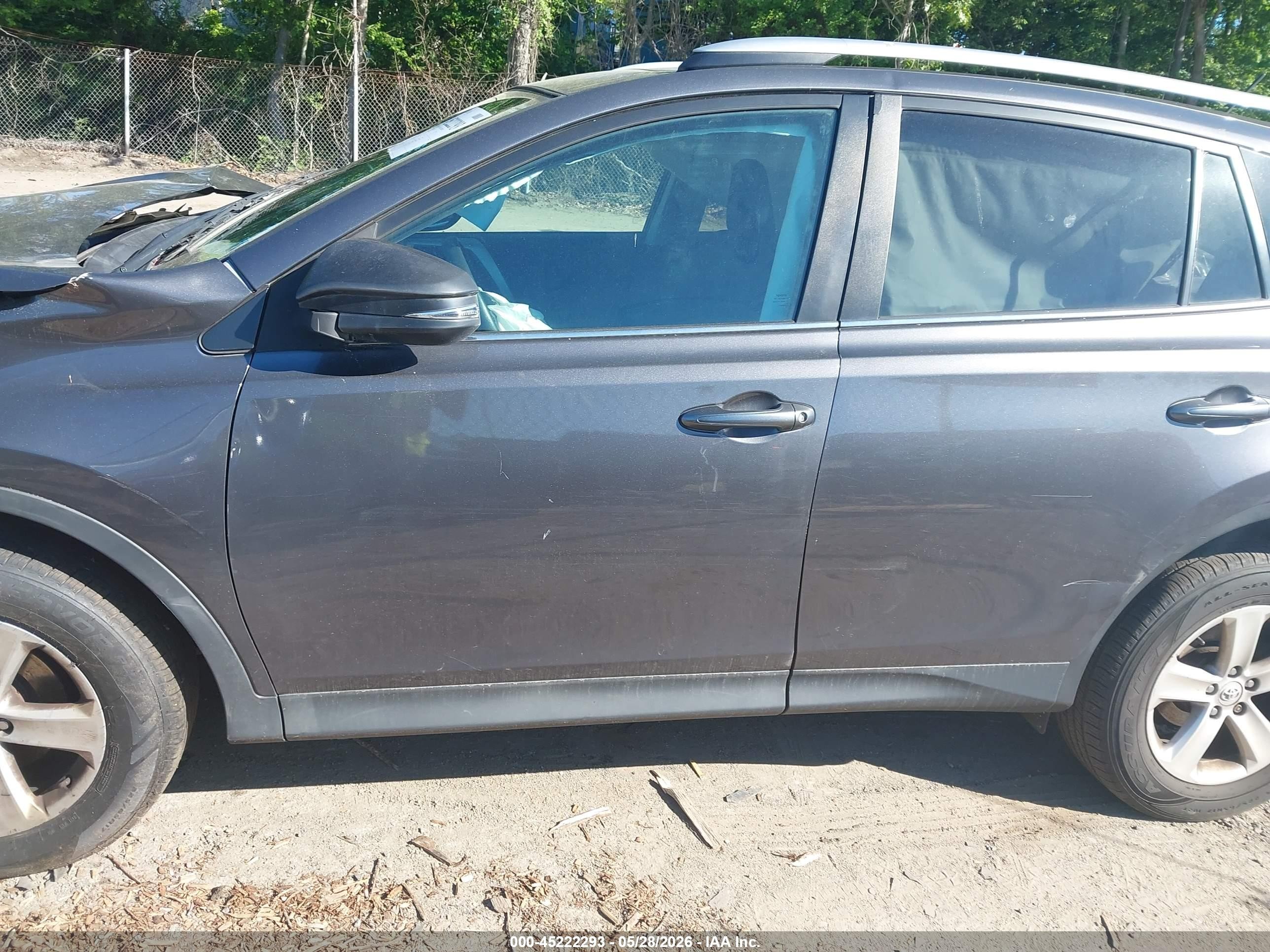 2014 Toyota Rav4 Xle Gray vin: 2T3RFREV6EW193062