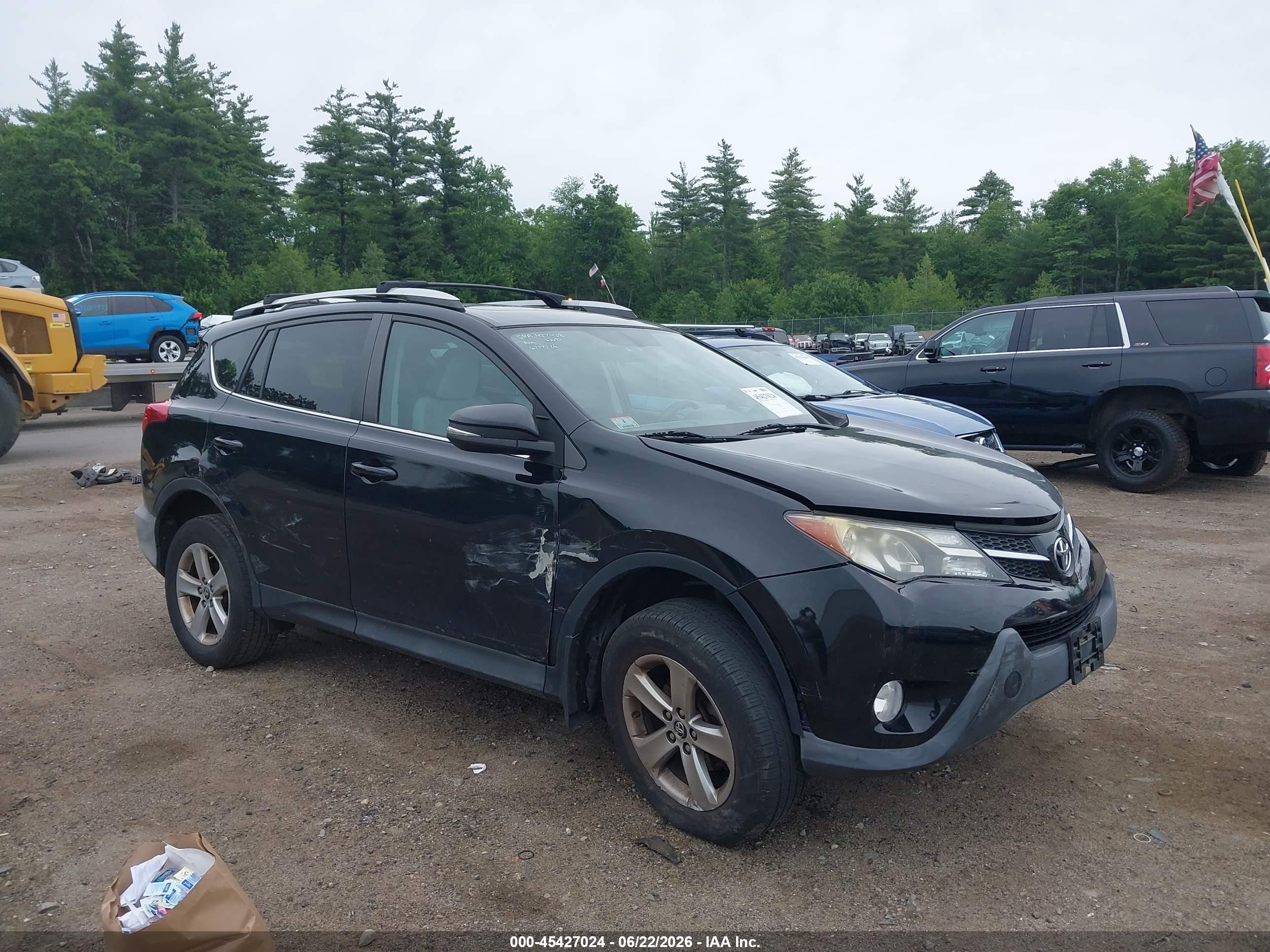 2015 Toyota Rav4 Xle Black vin: 2T3RFREV6FW237157