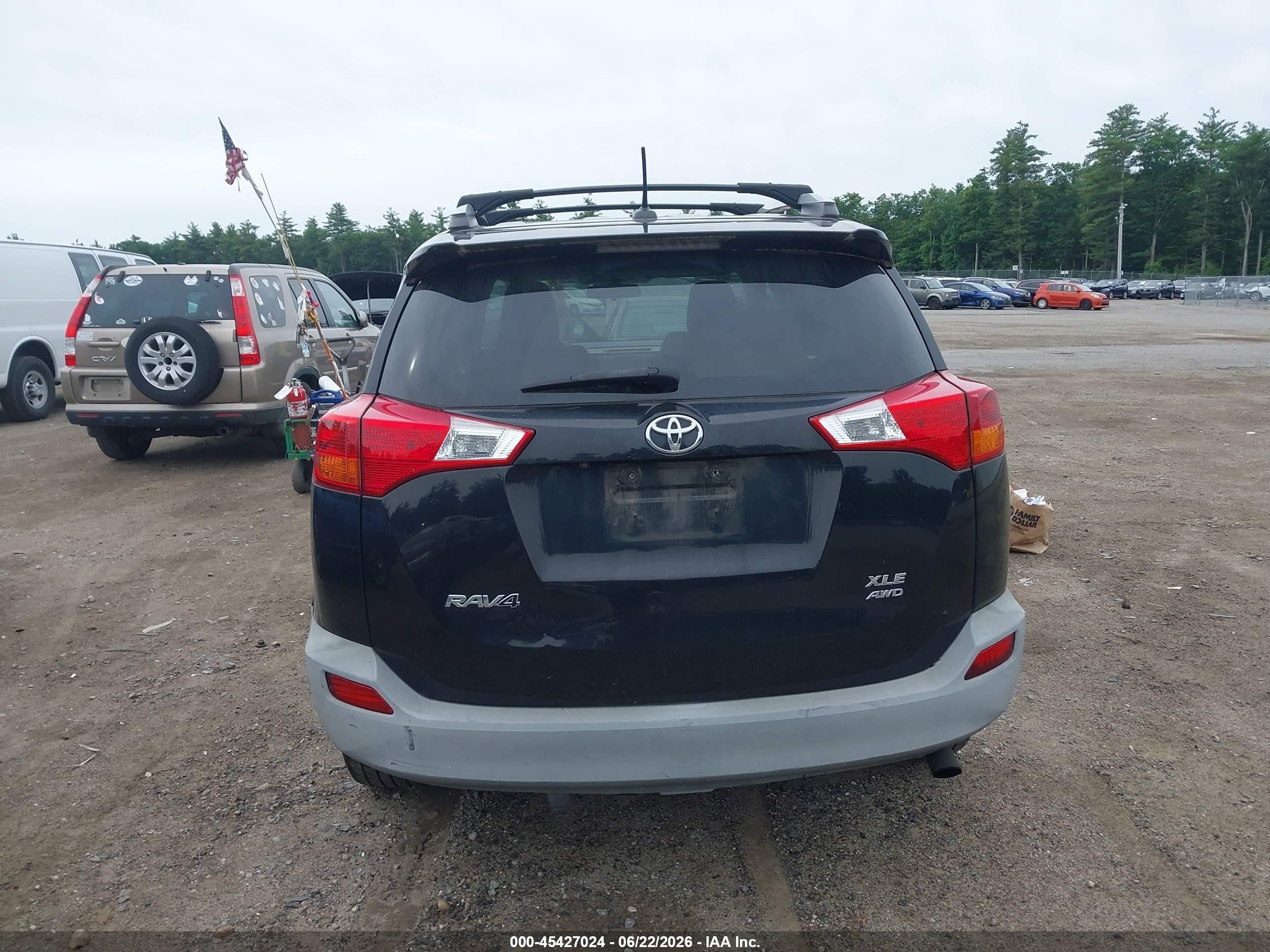 2015 Toyota Rav4 Xle Black vin: 2T3RFREV6FW237157