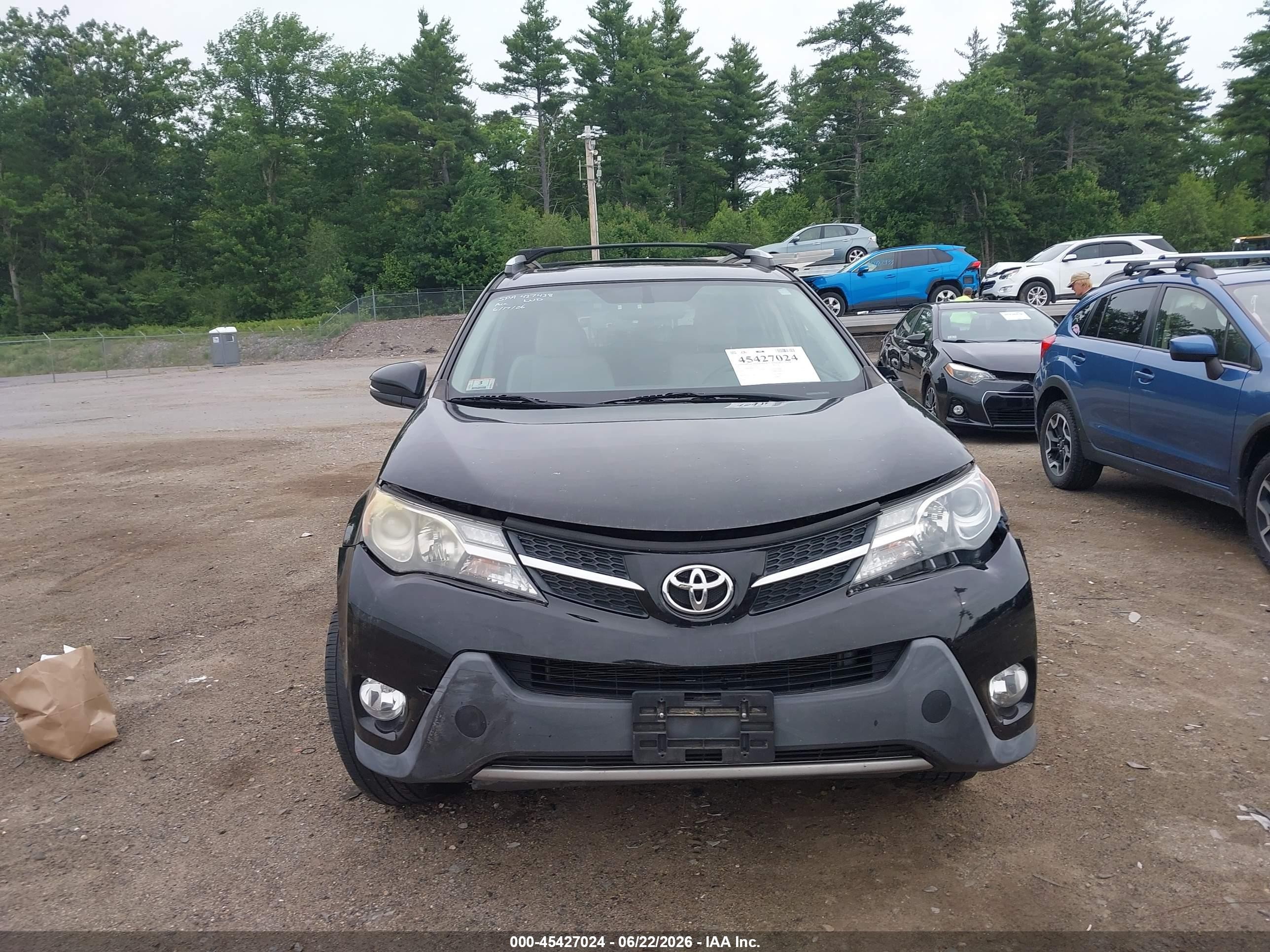 2015 Toyota Rav4 Xle Black vin: 2T3RFREV6FW237157