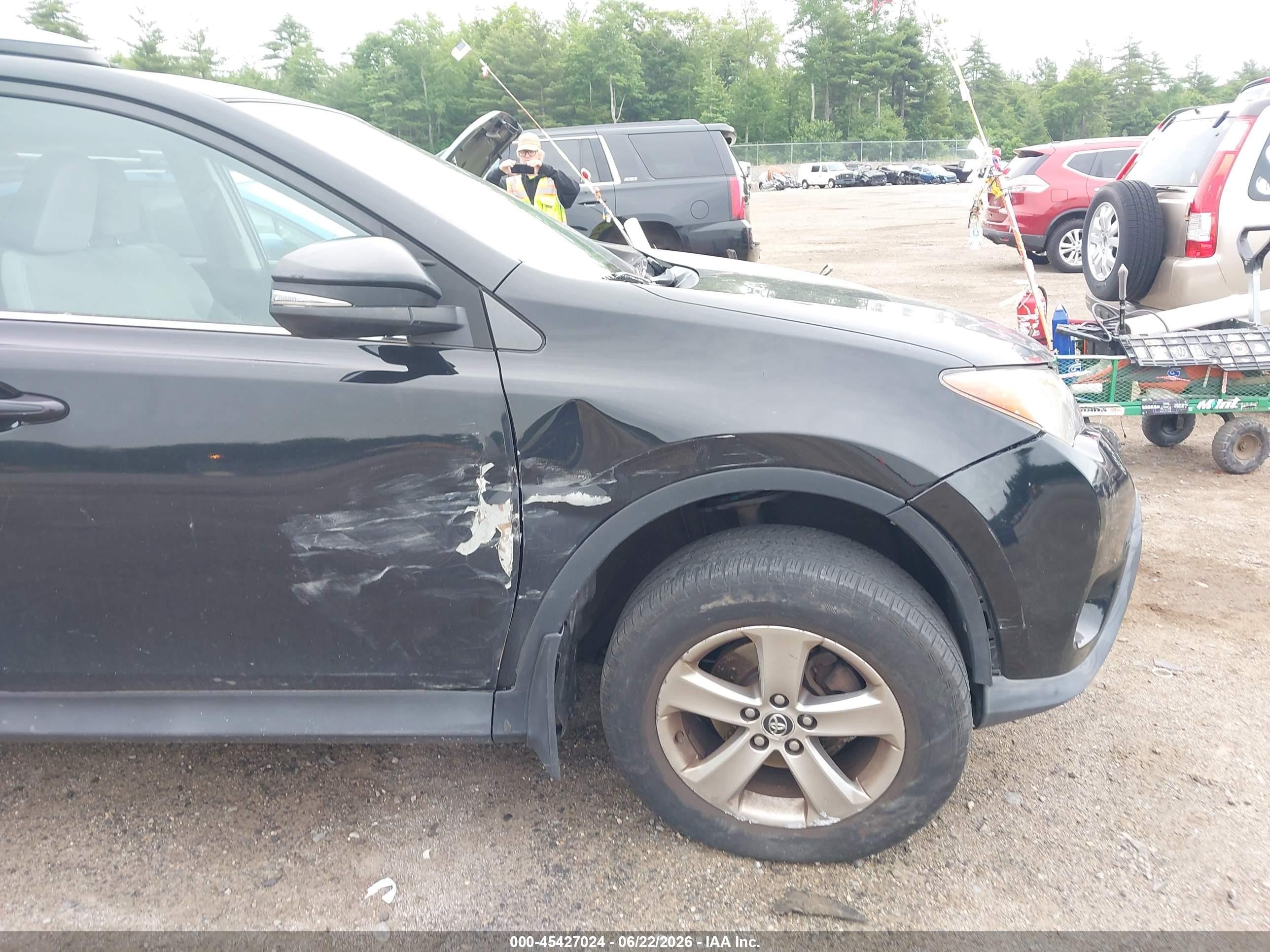 2015 Toyota Rav4 Xle Black vin: 2T3RFREV6FW237157