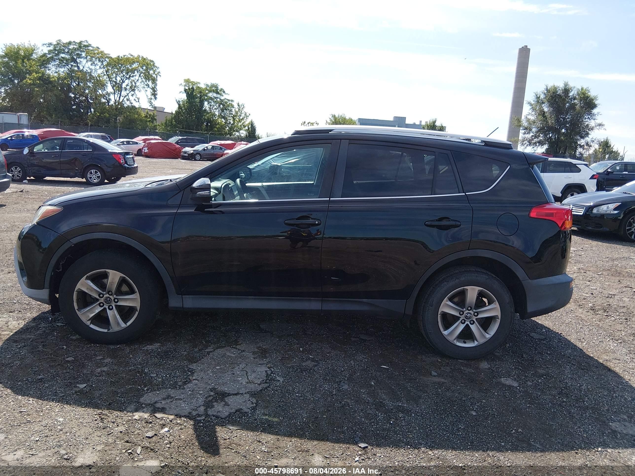 2015 Toyota Rav4 Xle Black vin: 2T3RFREV6FW286729
