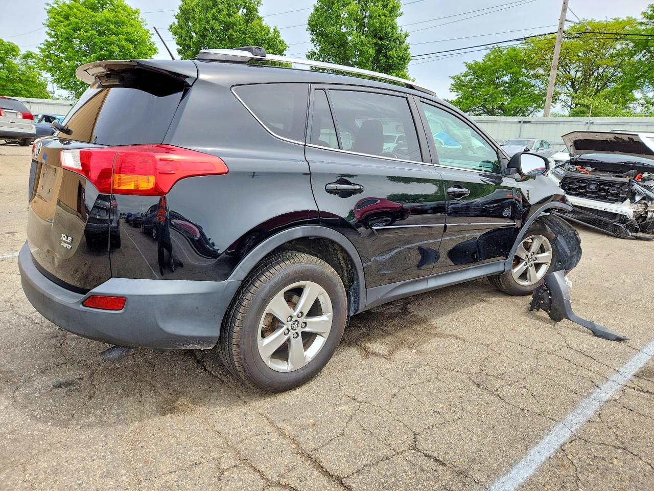 2015 Toyota Rav4 Xle Black vin: 2T3RFREV6FW296130