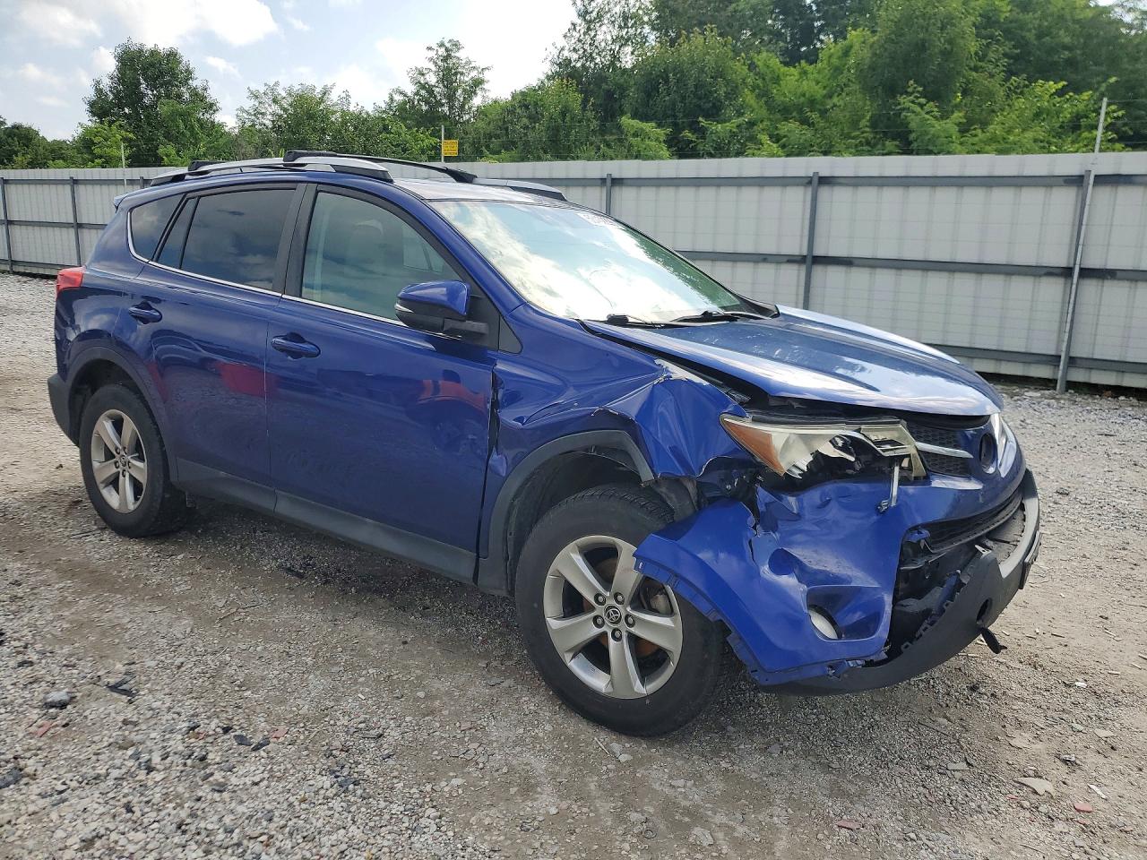 2015 Toyota Rav4 Xle Blue vin: 2T3RFREV6FW300807