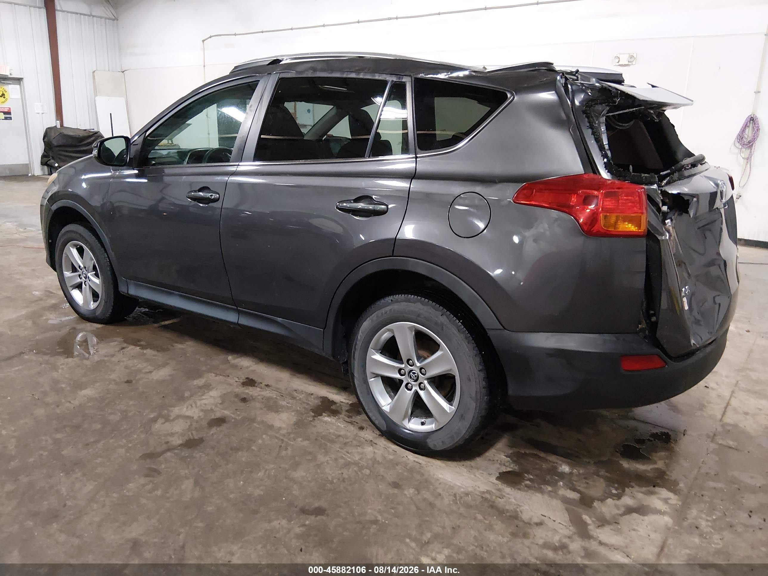 2015 Toyota Rav4 Xle Gray vin: 2T3RFREV6FW404374