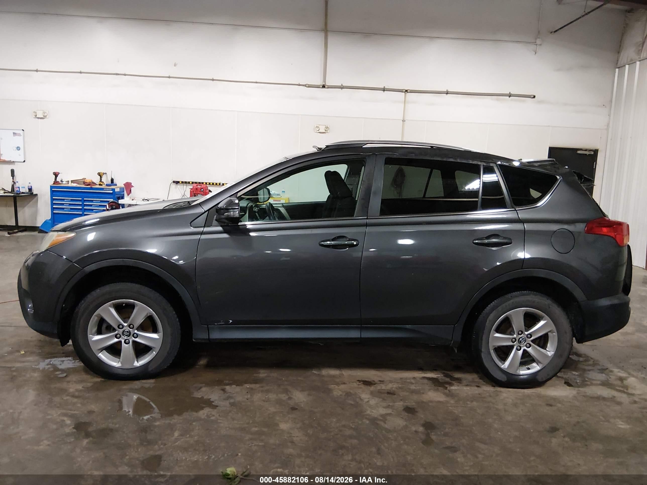 2015 Toyota Rav4 Xle Gray vin: 2T3RFREV6FW404374