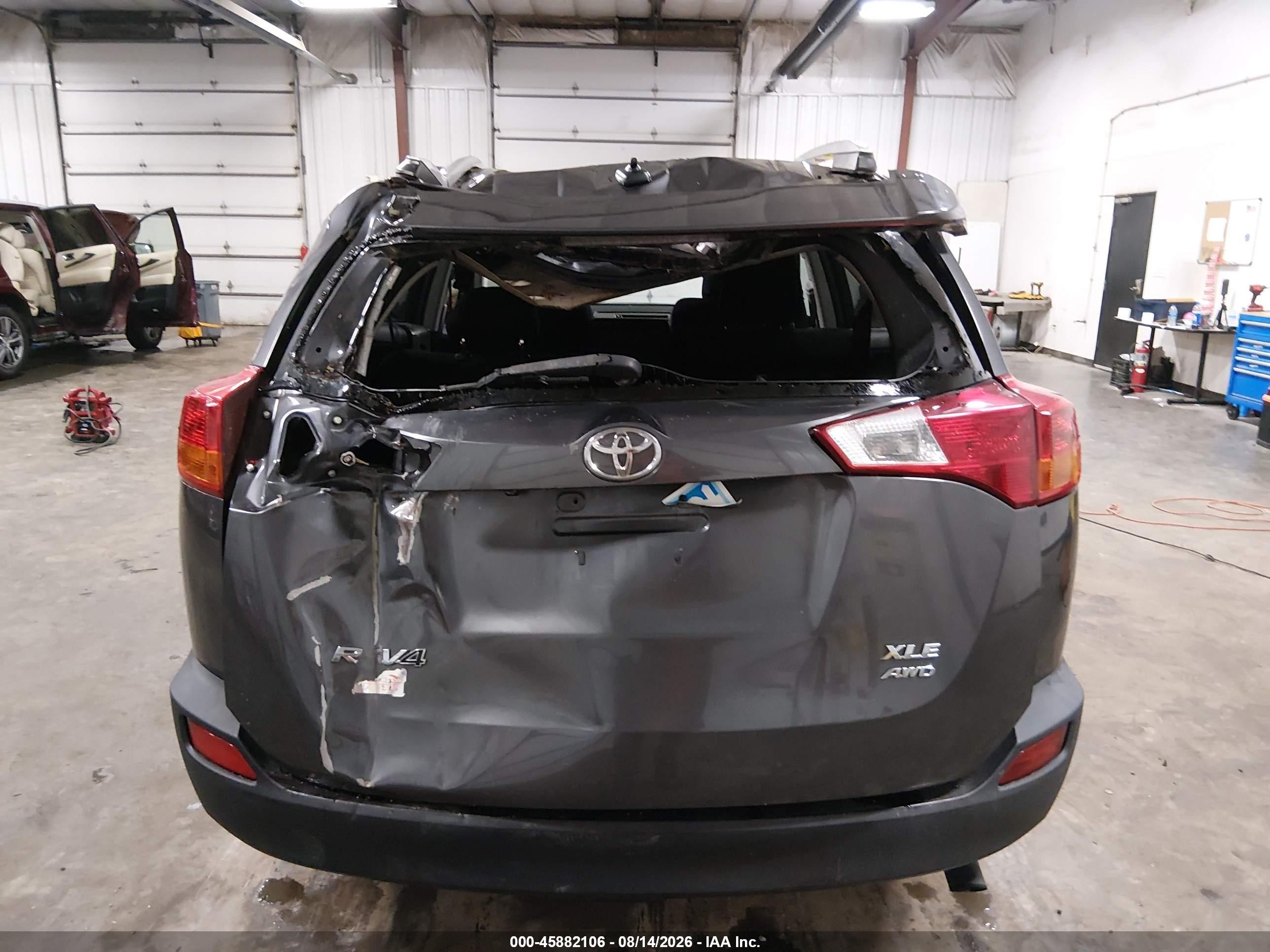 2015 Toyota Rav4 Xle Gray vin: 2T3RFREV6FW404374