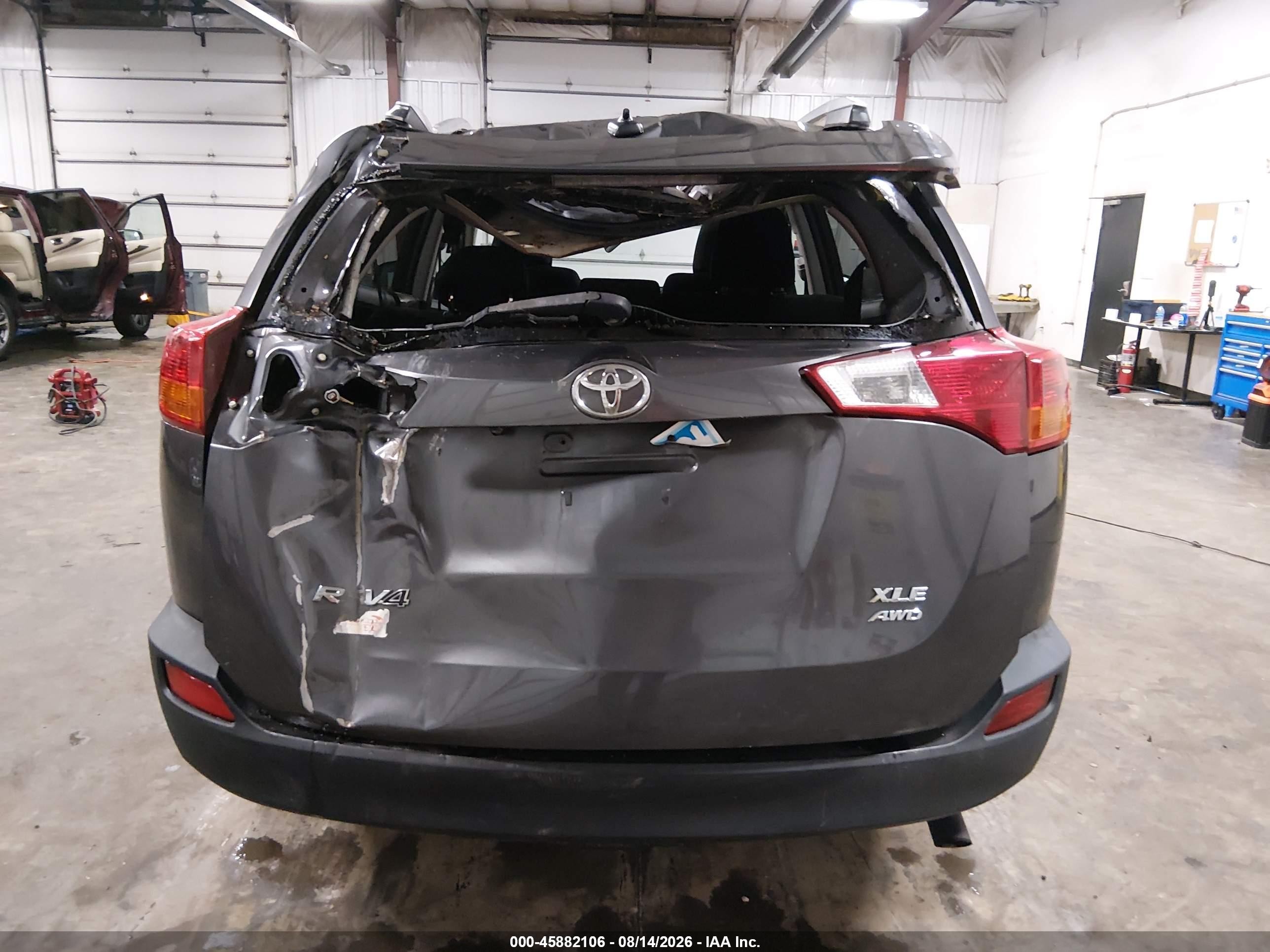 2015 Toyota Rav4 Xle Gray vin: 2T3RFREV6FW404374