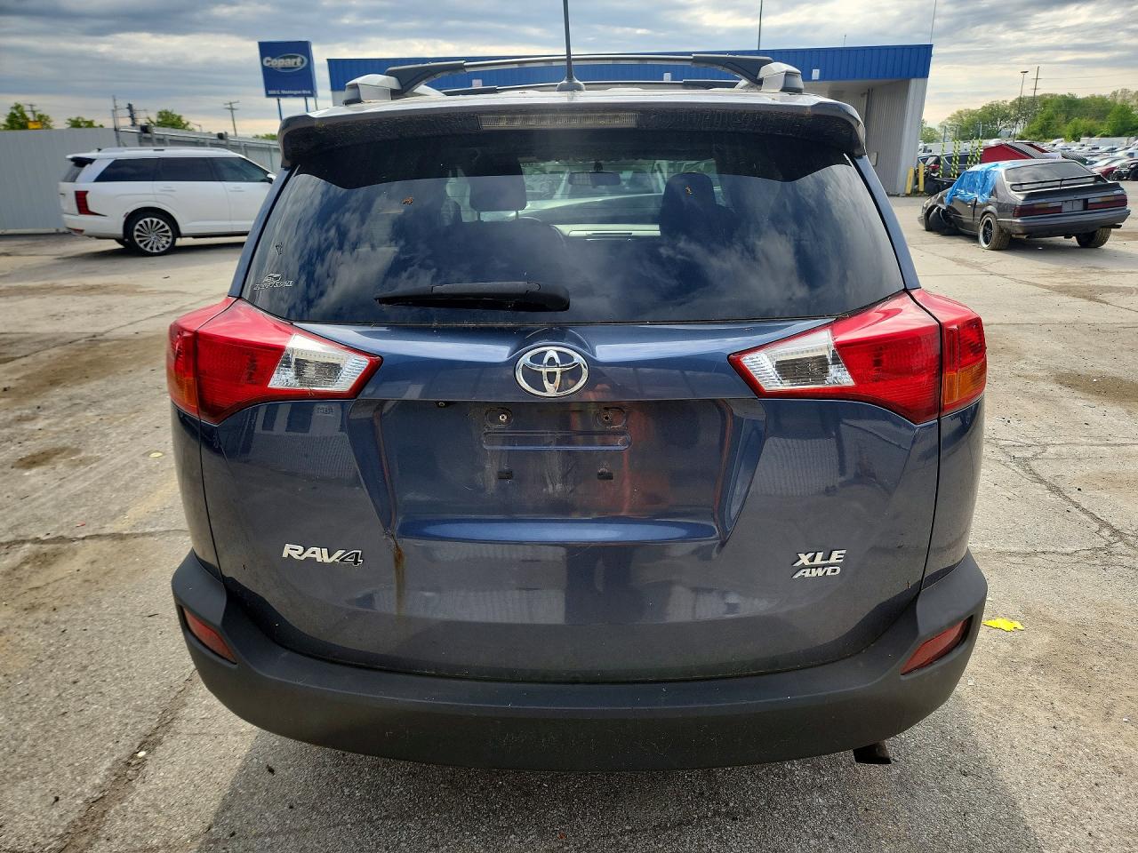 2013 Toyota Rav4 Xle Blue vin: 2T3RFREV7DW033562