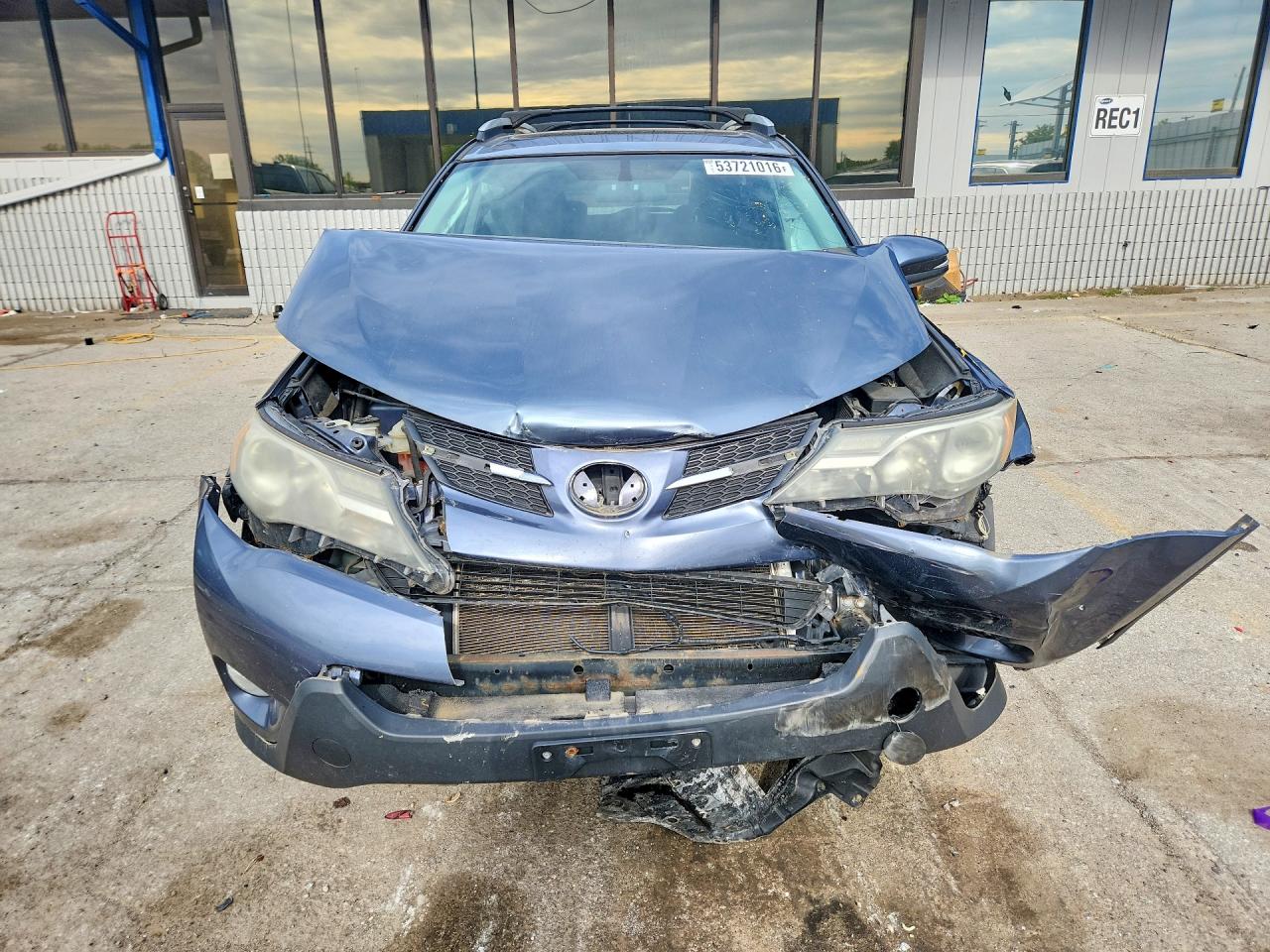 2013 Toyota Rav4 Xle Blue vin: 2T3RFREV7DW033562