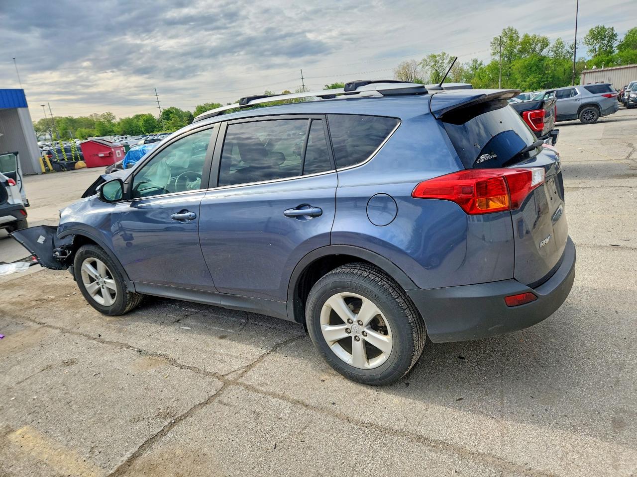 2013 Toyota Rav4 Xle Blue vin: 2T3RFREV7DW033562