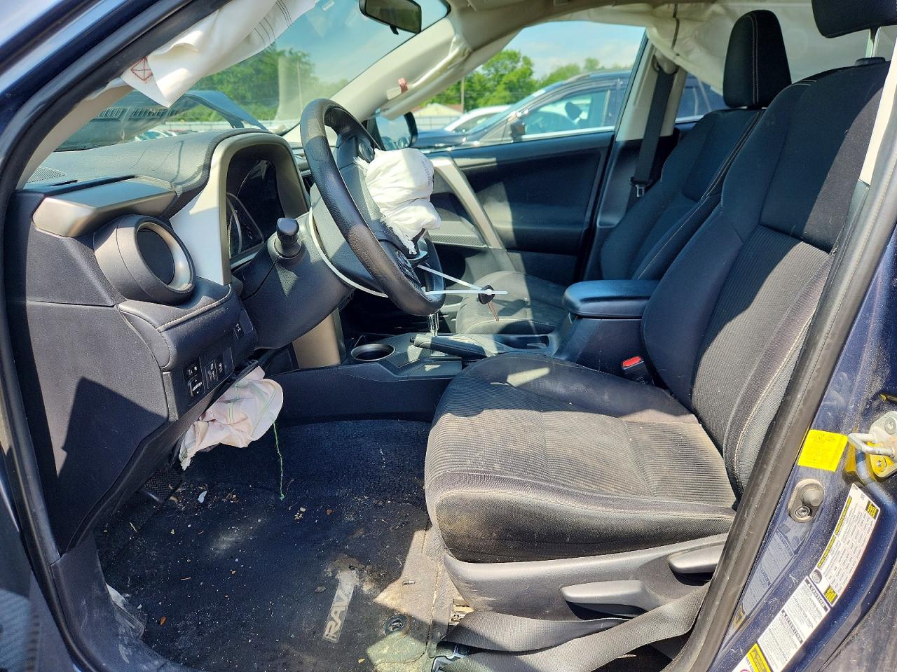 2013 Toyota Rav4 Xle Blue vin: 2T3RFREV7DW033562