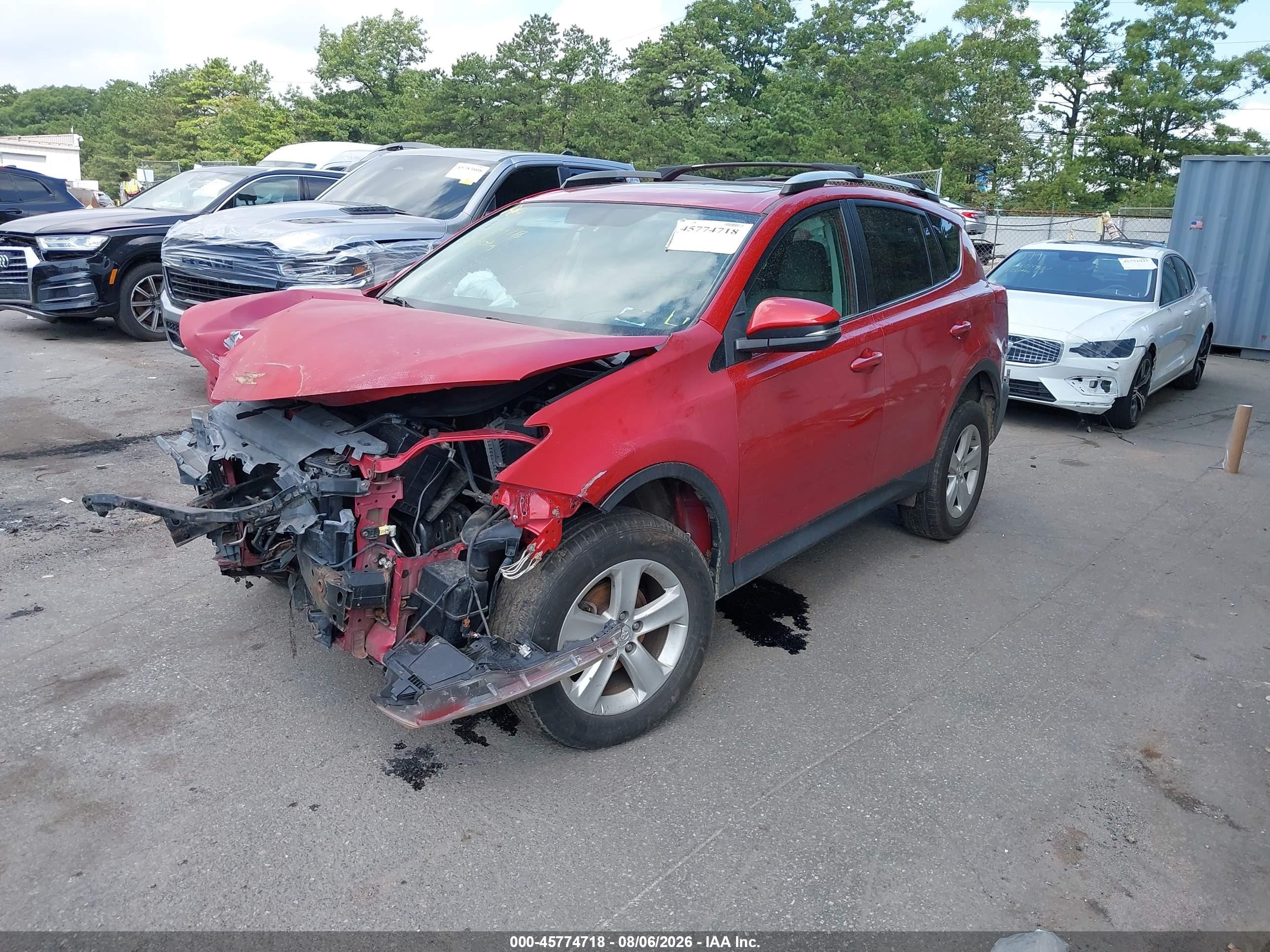 2013 Toyota Rav4 Xle Red vin: 2T3RFREV7DW046571