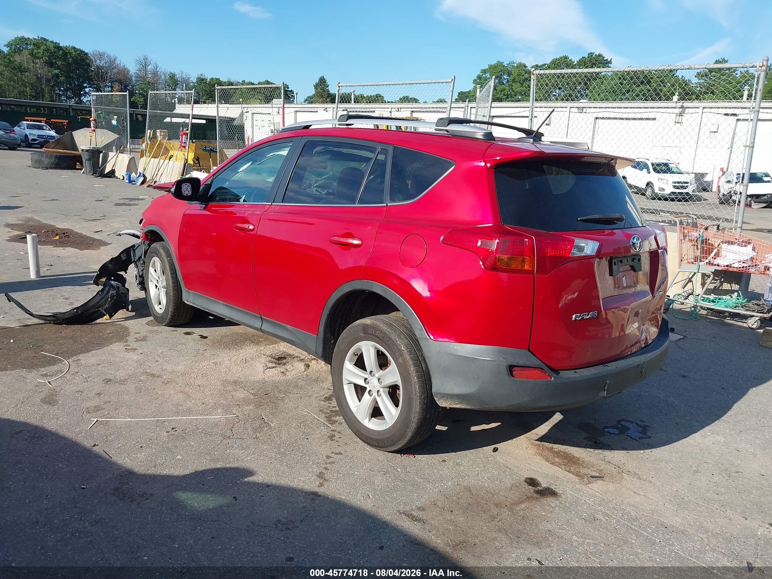 2013 Toyota Rav4 Xle Red vin: 2T3RFREV7DW046571