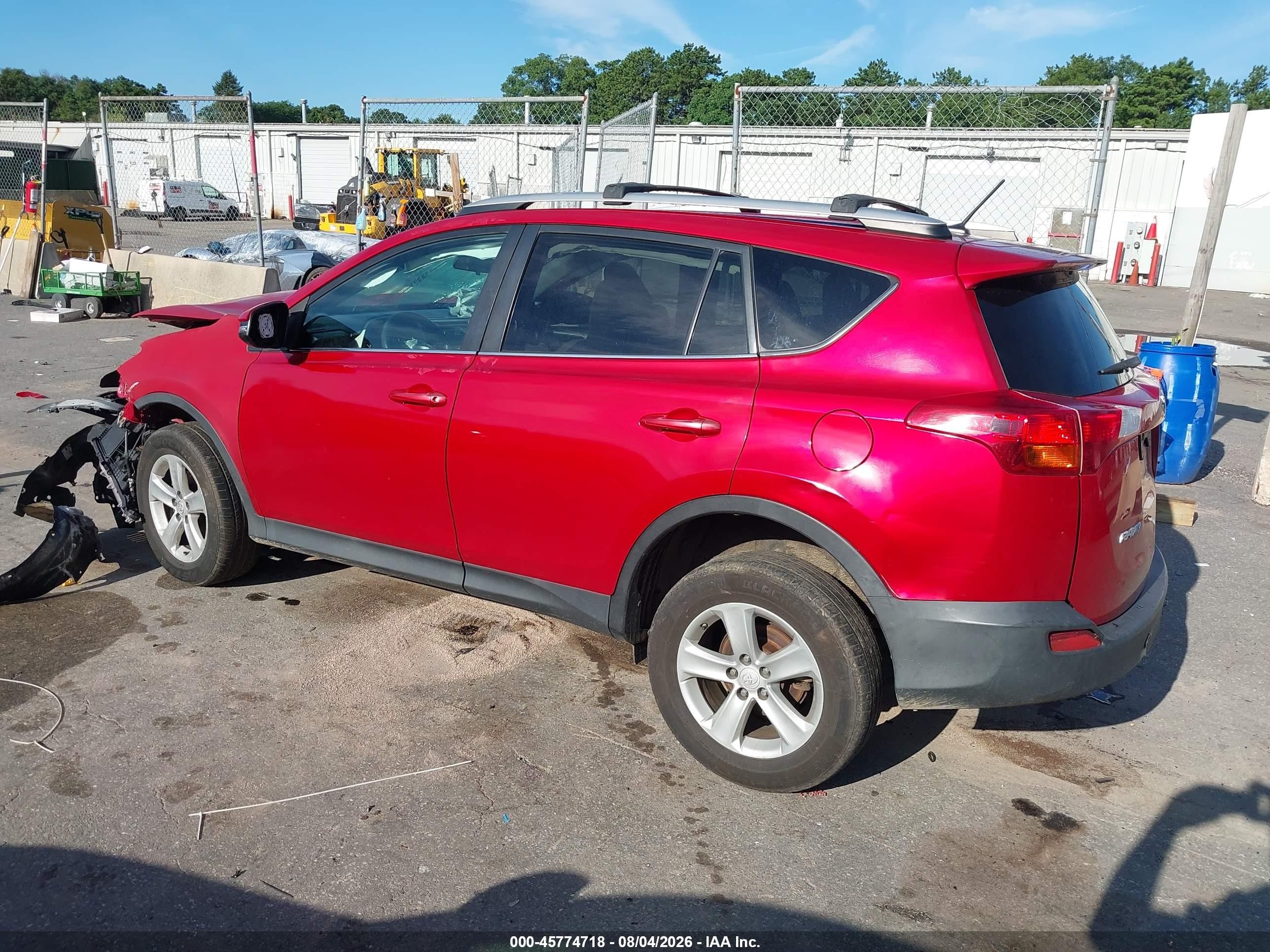 2013 Toyota Rav4 Xle Red vin: 2T3RFREV7DW046571