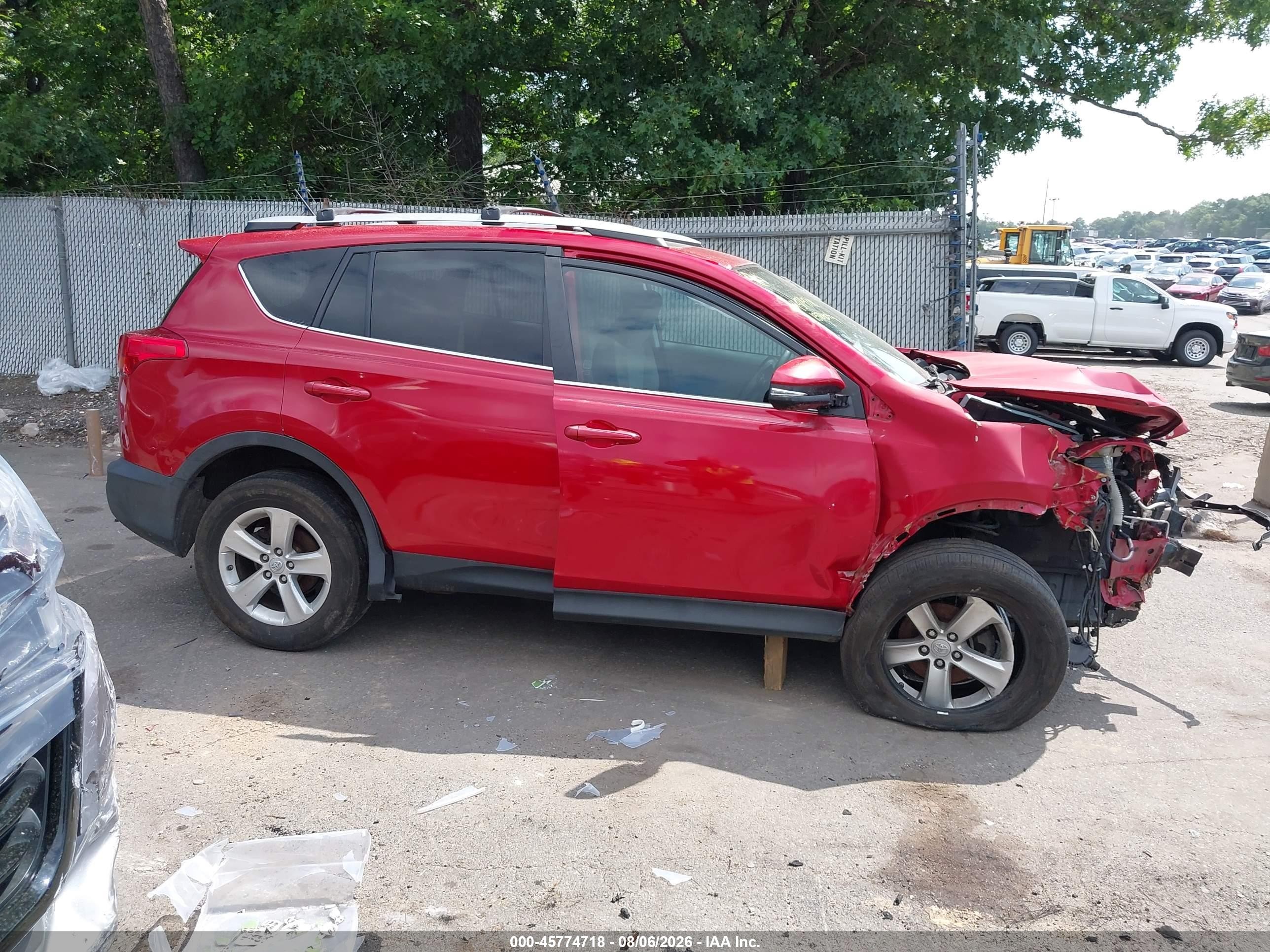 2013 Toyota Rav4 Xle Red vin: 2T3RFREV7DW046571