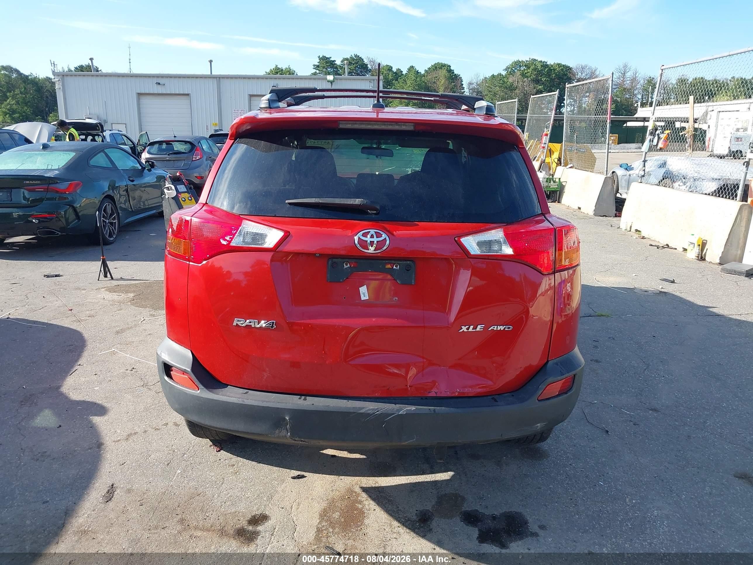 2013 Toyota Rav4 Xle Red vin: 2T3RFREV7DW046571