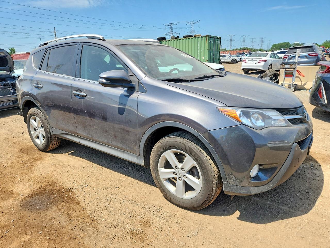 2013 Toyota Rav4 Xle Gray vin: 2T3RFREV7DW063256