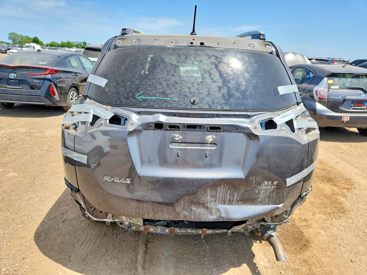 2013 Toyota Rav4 Xle Gray vin: 2T3RFREV7DW063256