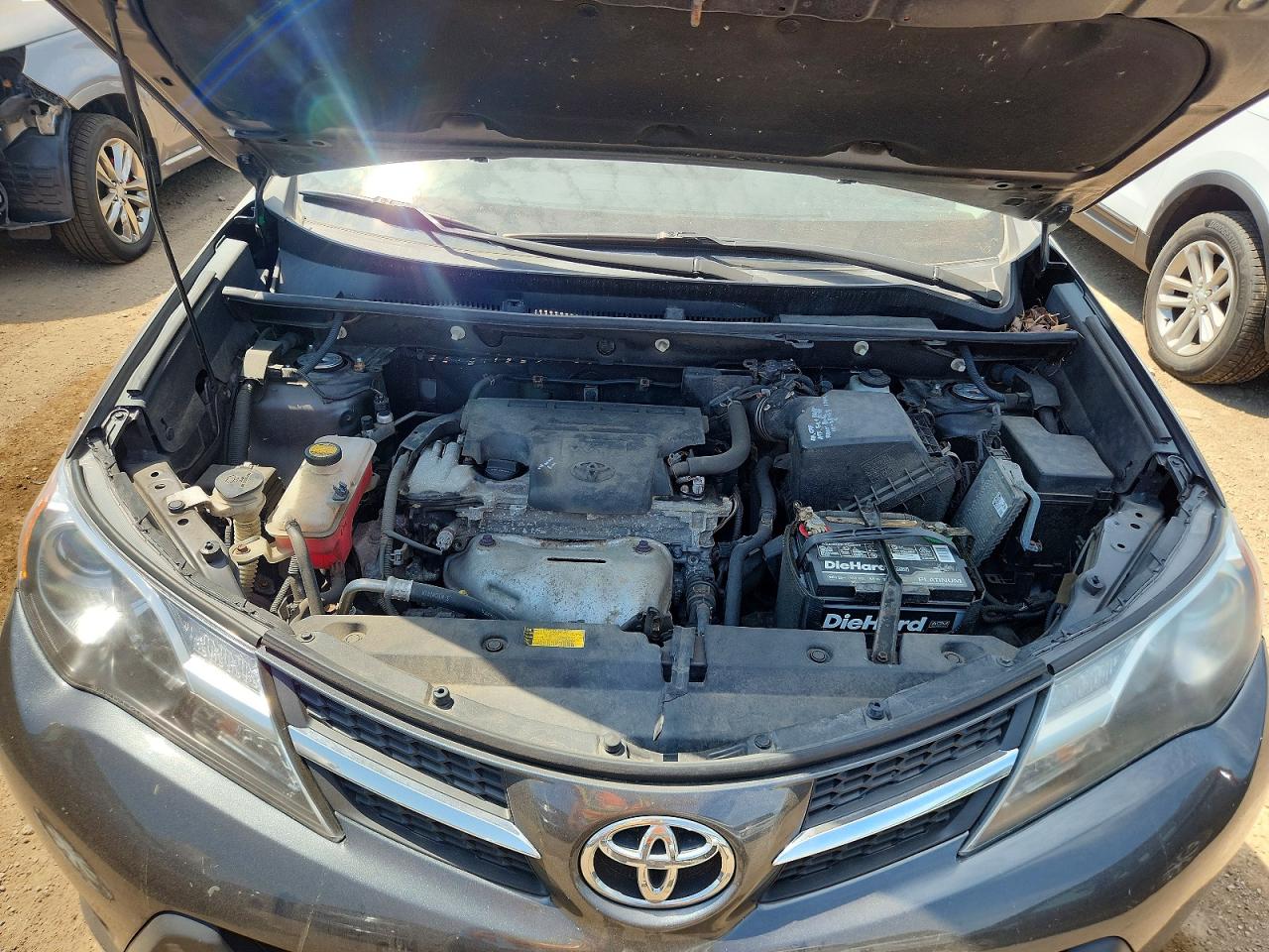 2013 Toyota Rav4 Xle Gray vin: 2T3RFREV7DW063256