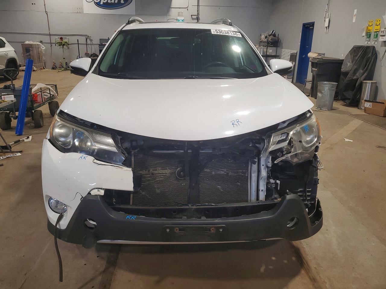2013 Toyota Rav4 Xle White vin: 2T3RFREV7DW095477