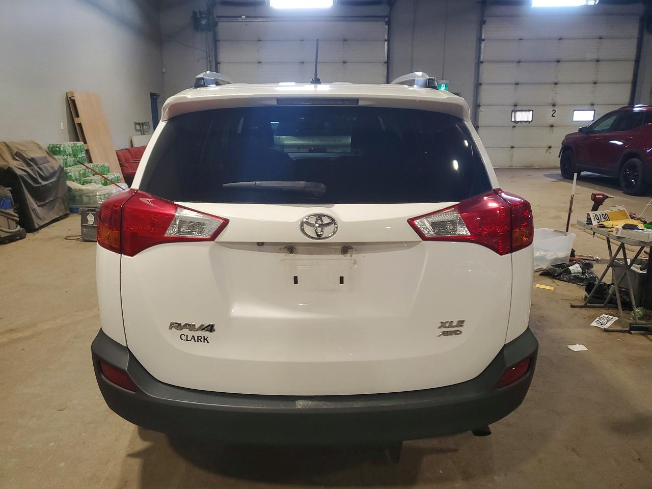 2013 Toyota Rav4 Xle White vin: 2T3RFREV7DW095477