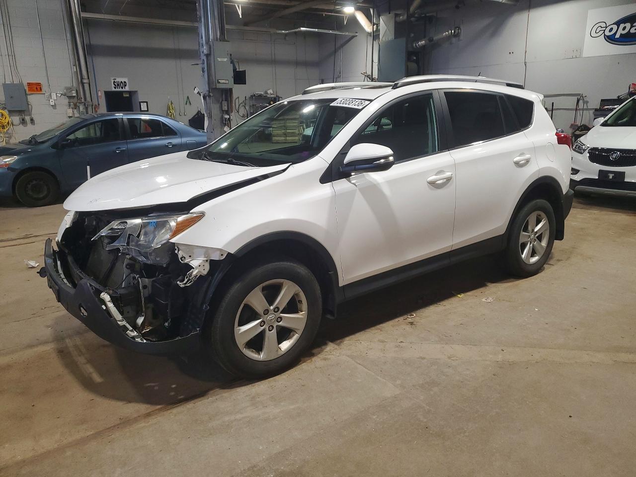 2013 Toyota Rav4 Xle White vin: 2T3RFREV7DW095477