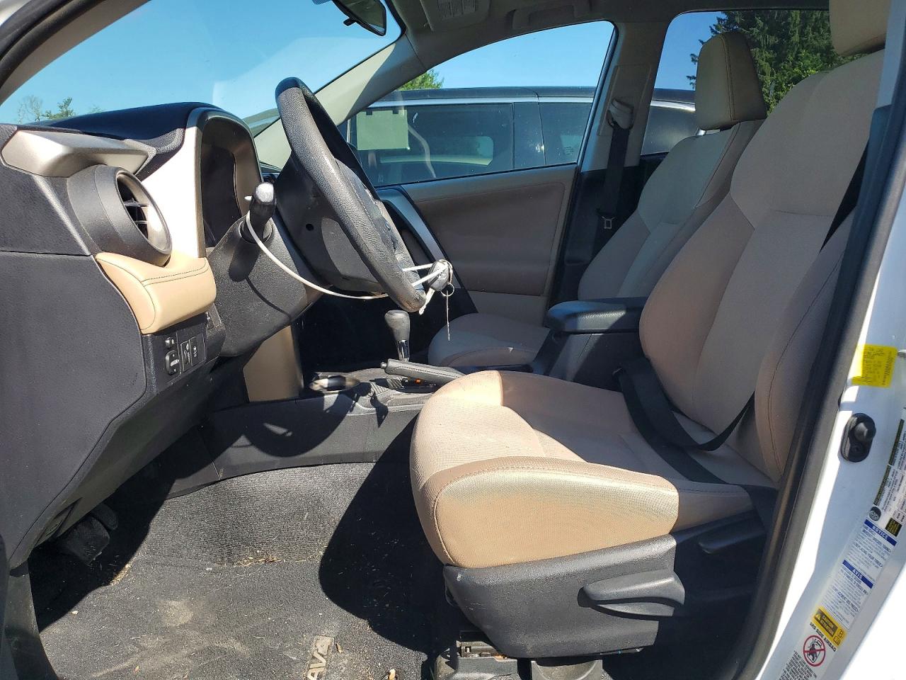 2013 Toyota Rav4 Xle White vin: 2T3RFREV7DW122693