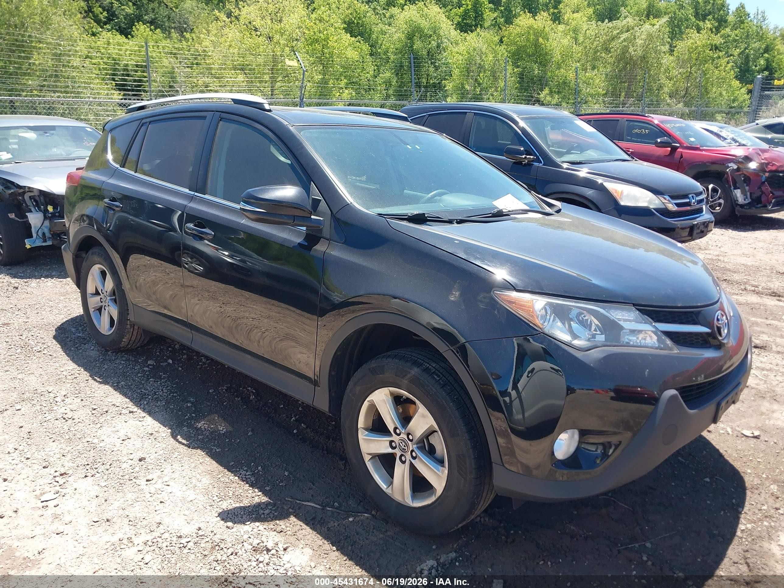 2015 Toyota Rav4 Xle Black vin: 2T3RFREV7FW279241