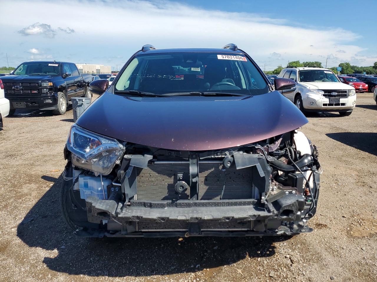 2017 Toyota Rav4 Xle Purple vin: 2T3RFREV7HW684504